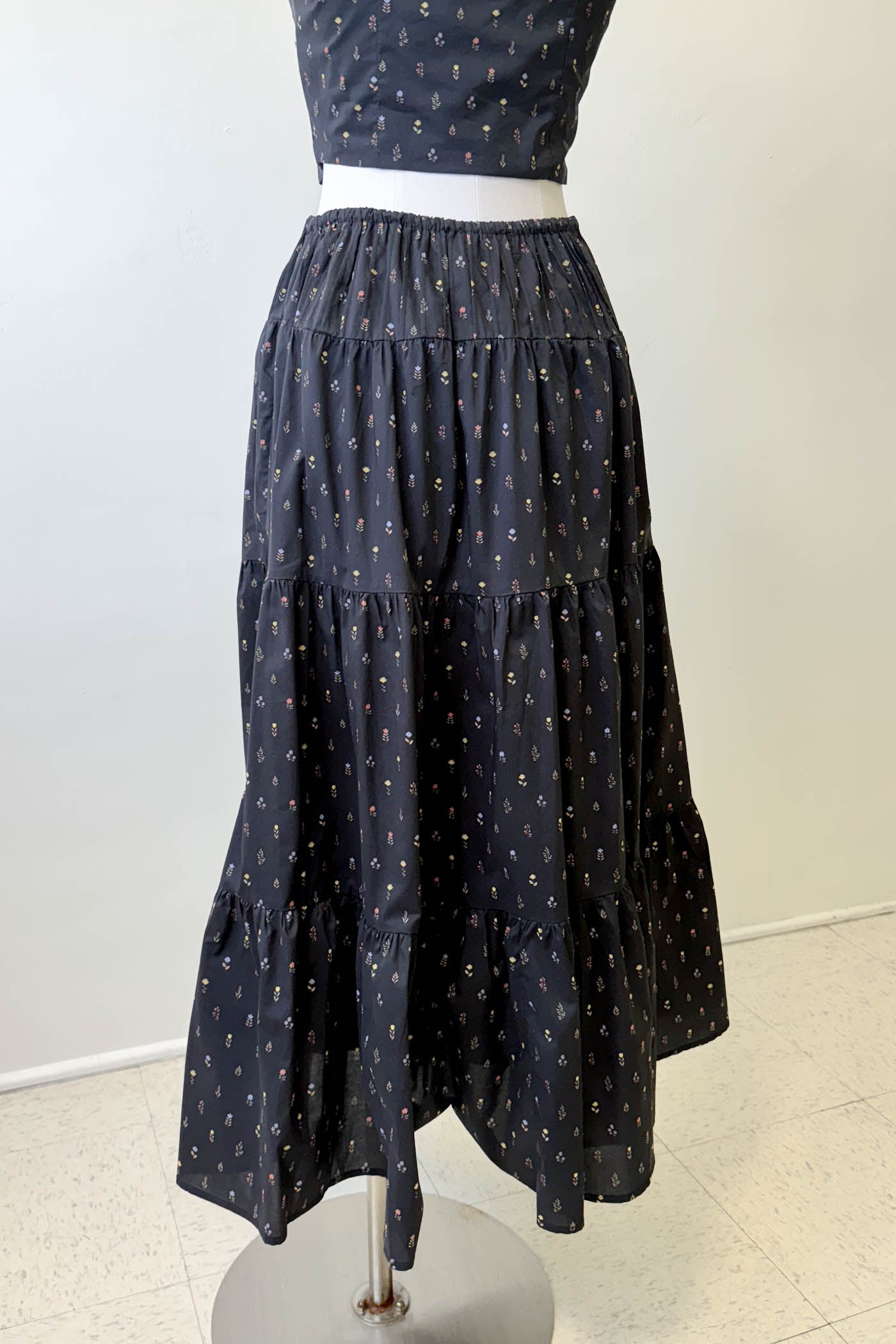 Floral Midi Skirt