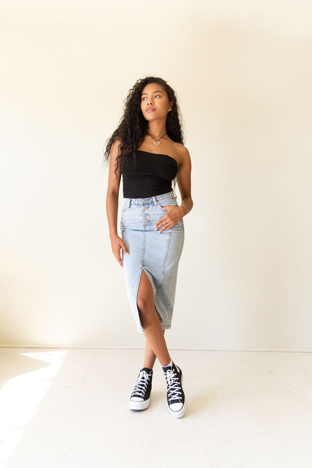 Feel Everything Strapless Knit Top