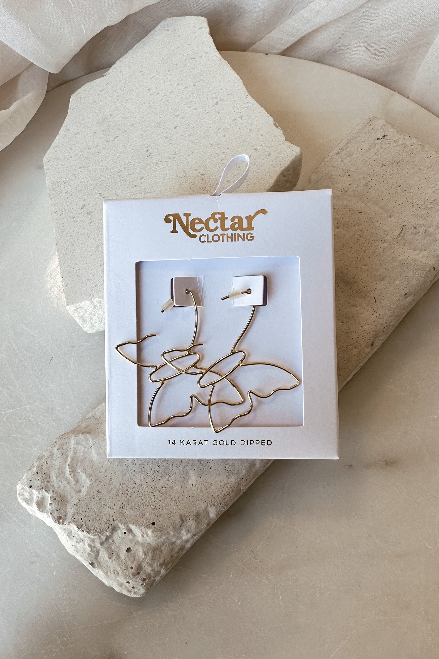 Dangly Butterfly Earrings