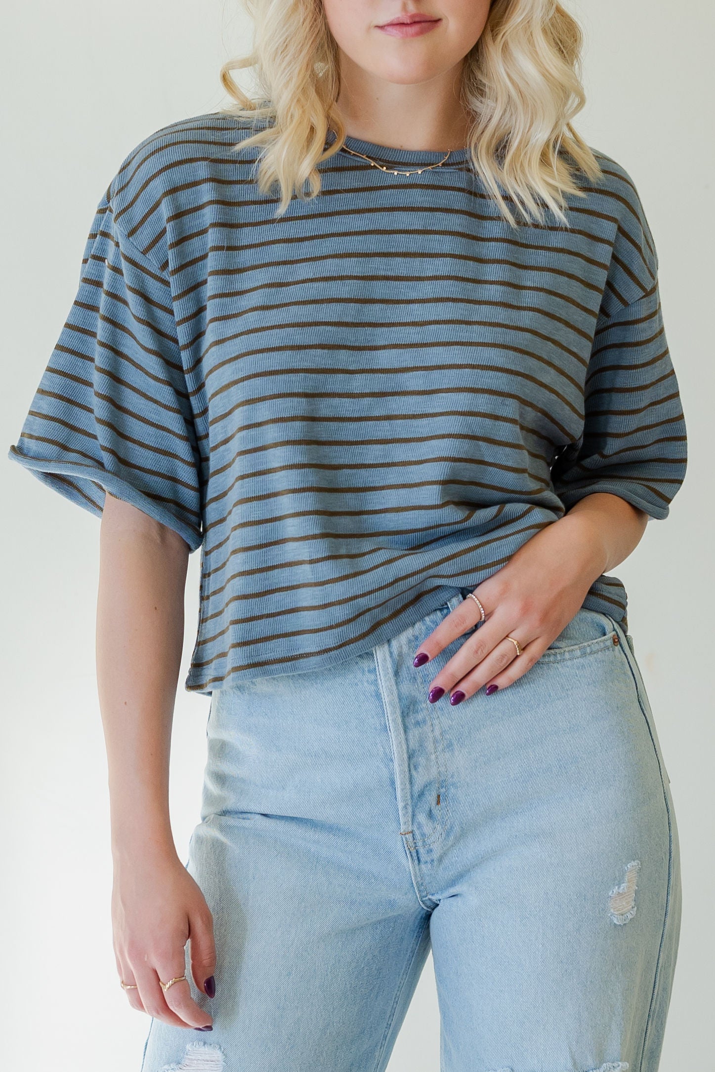 Just Me Short Sleeve Top by For Good