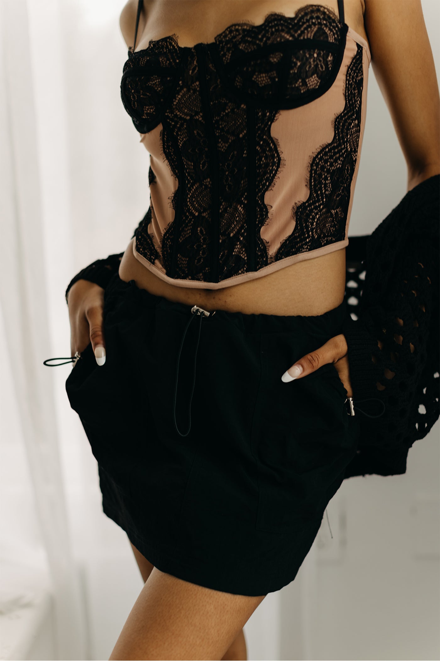 Midnight Sky Cargo Skirt