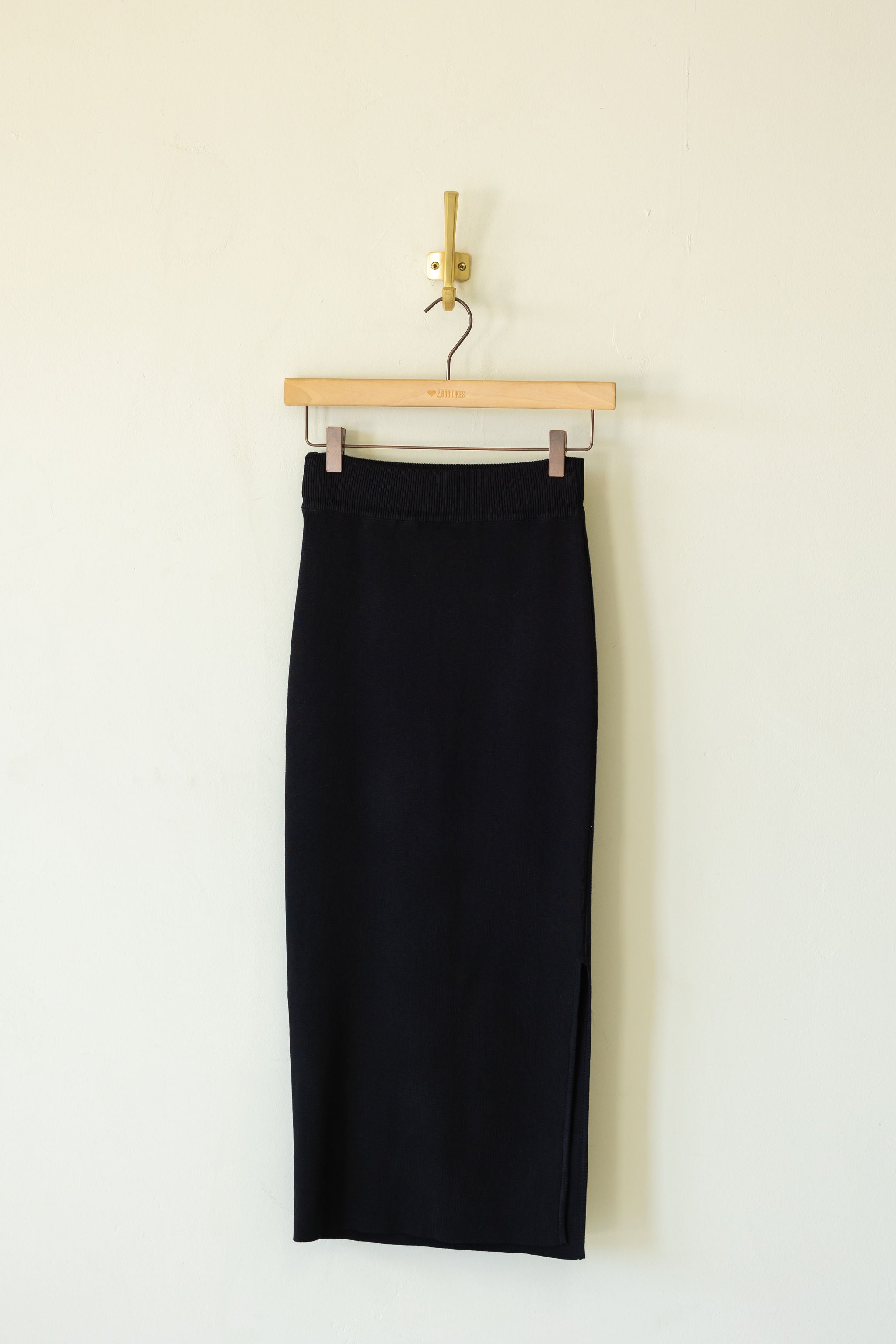 Something Else Knit Midi Skirt by For Good