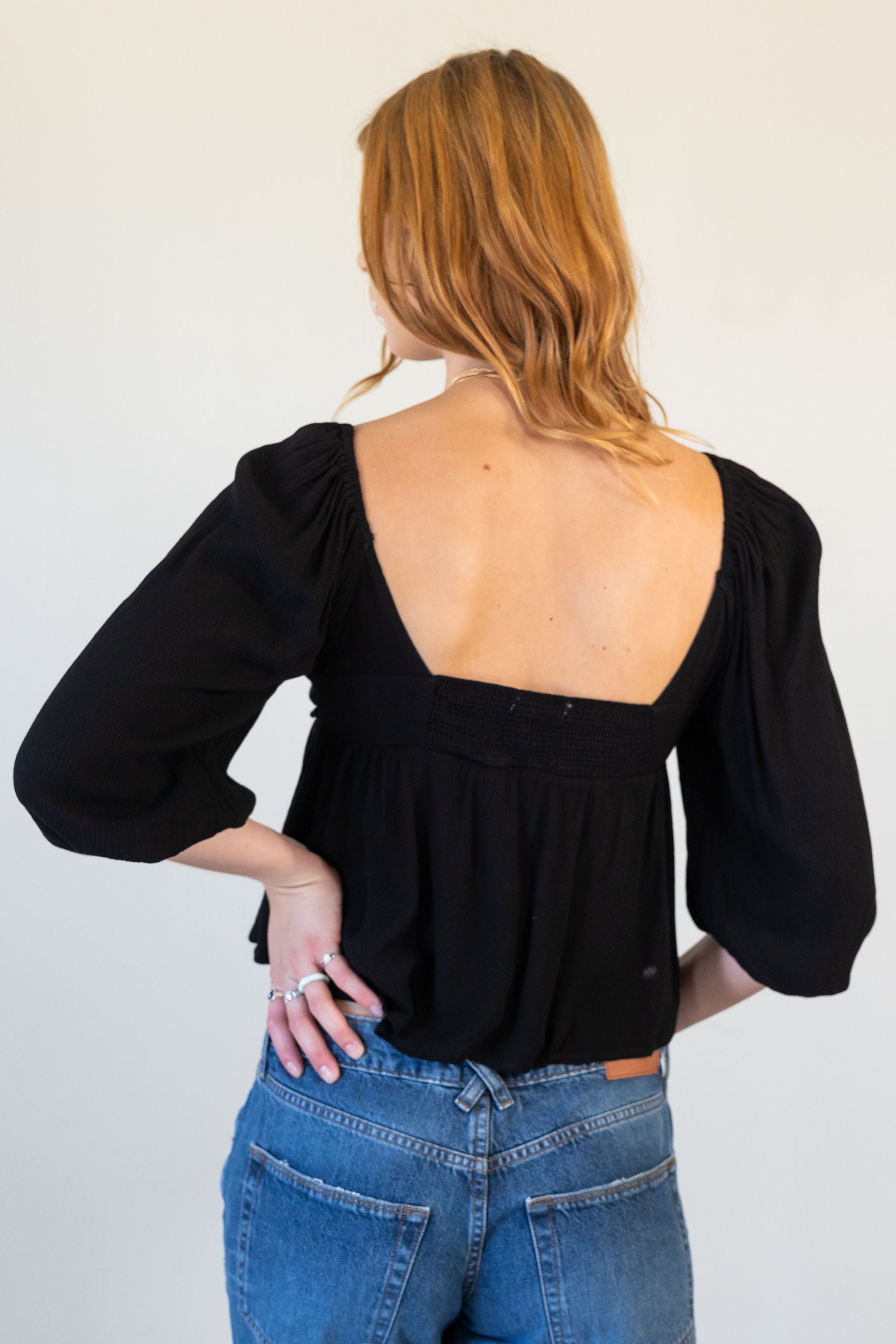 Feeling Fine Mid Sleeve Crop Top