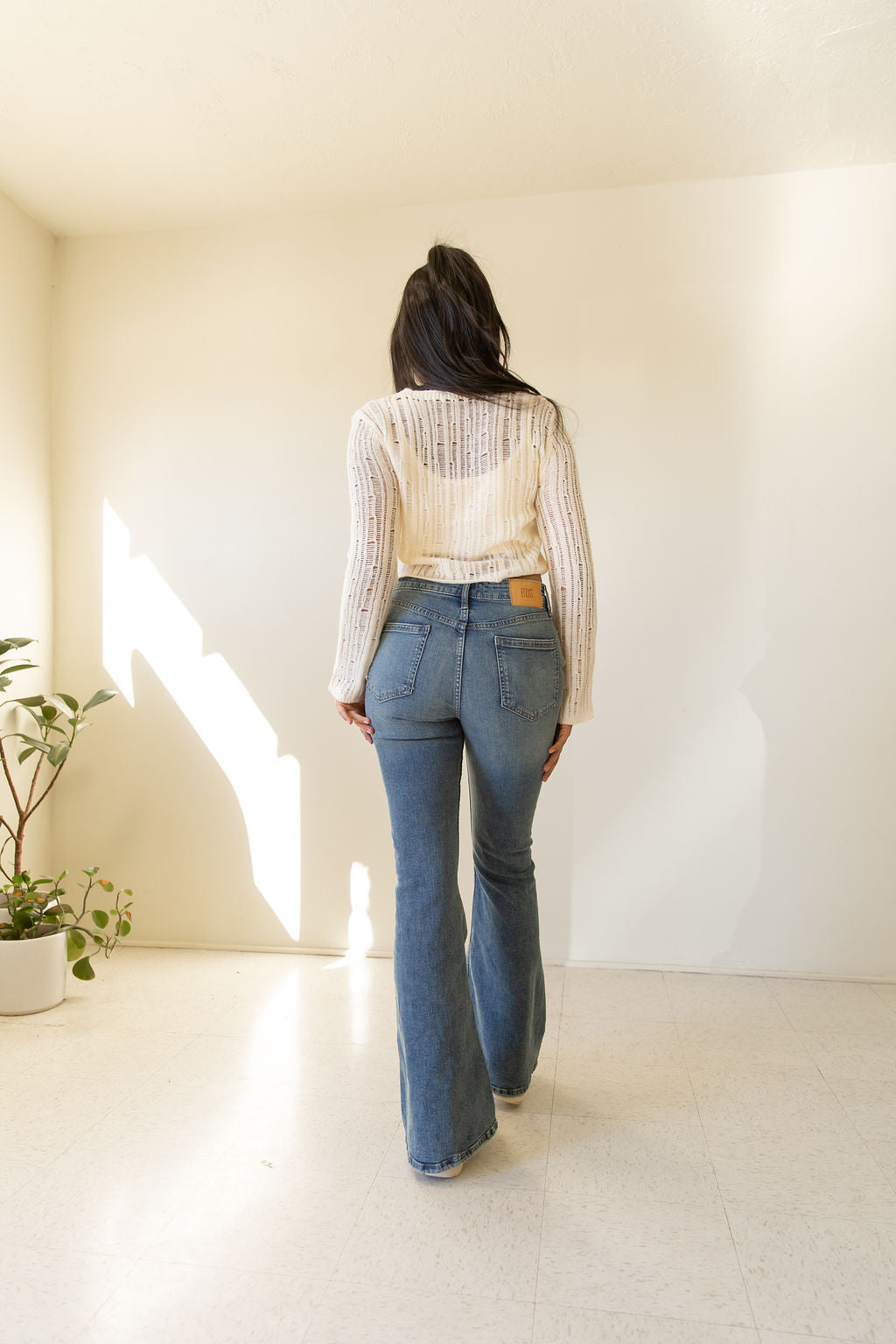Mid Rise Vintage Flare Jeans by BDG