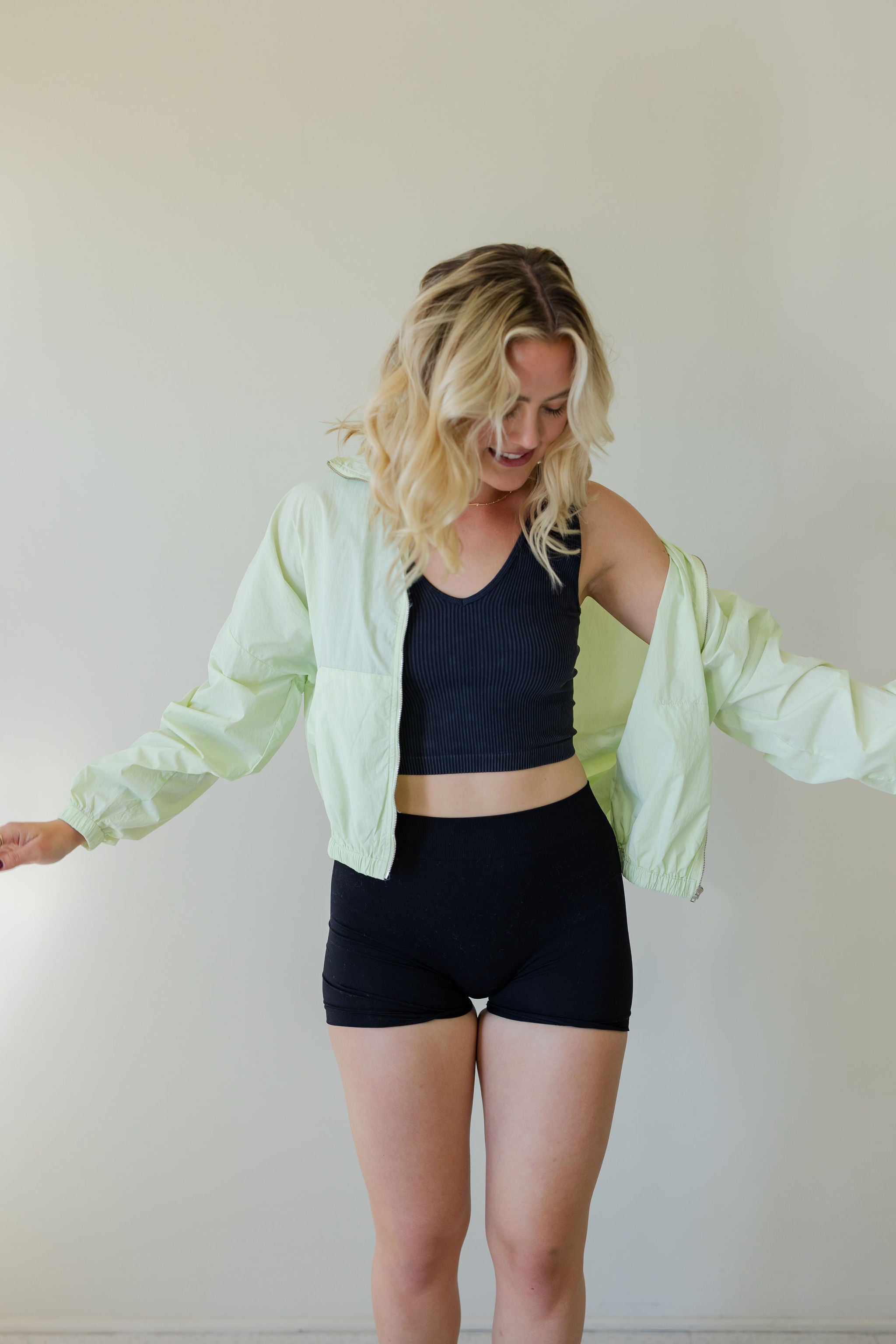 Lime Bomber Jacket