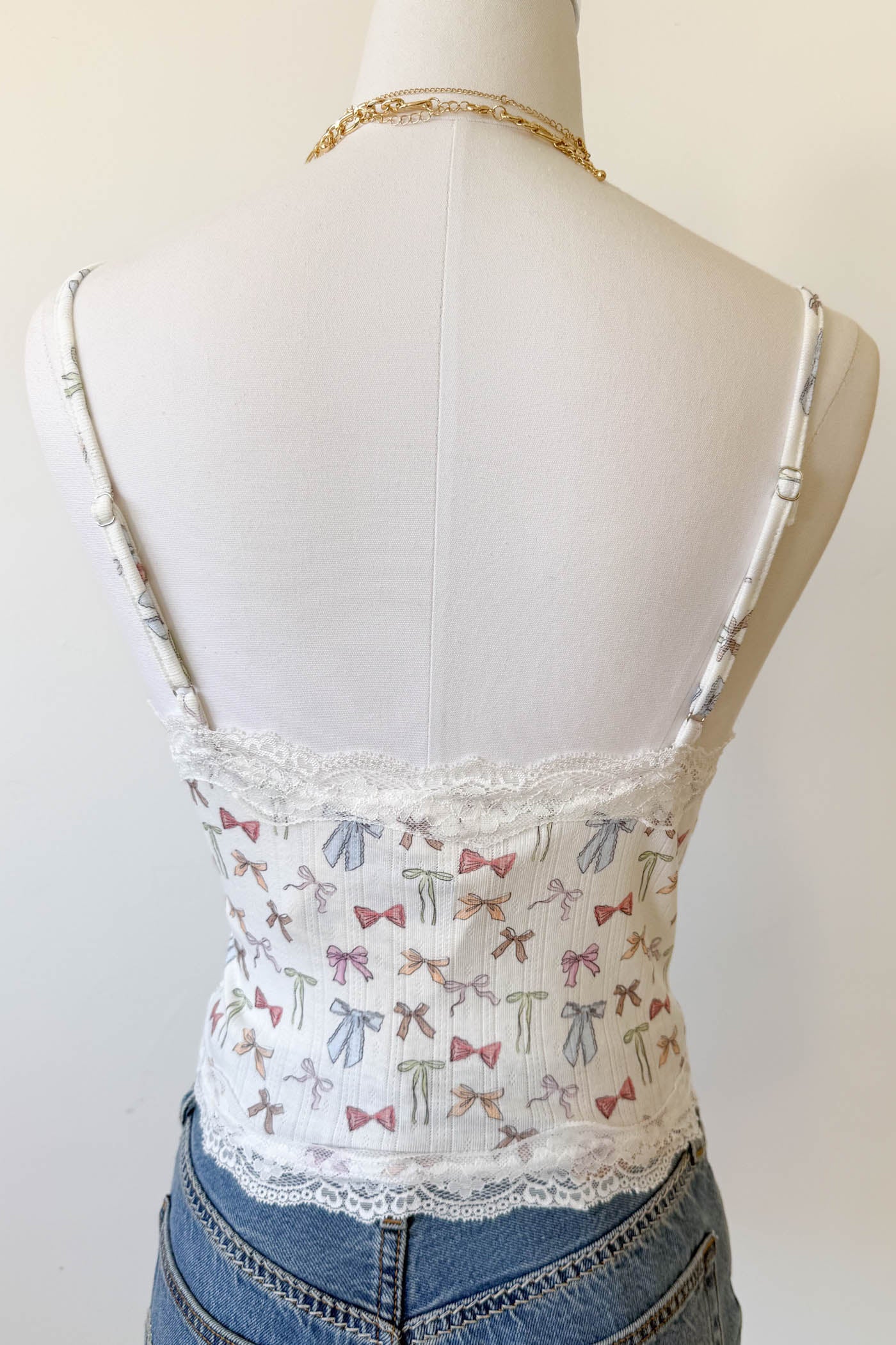 Bow Print Cami Top