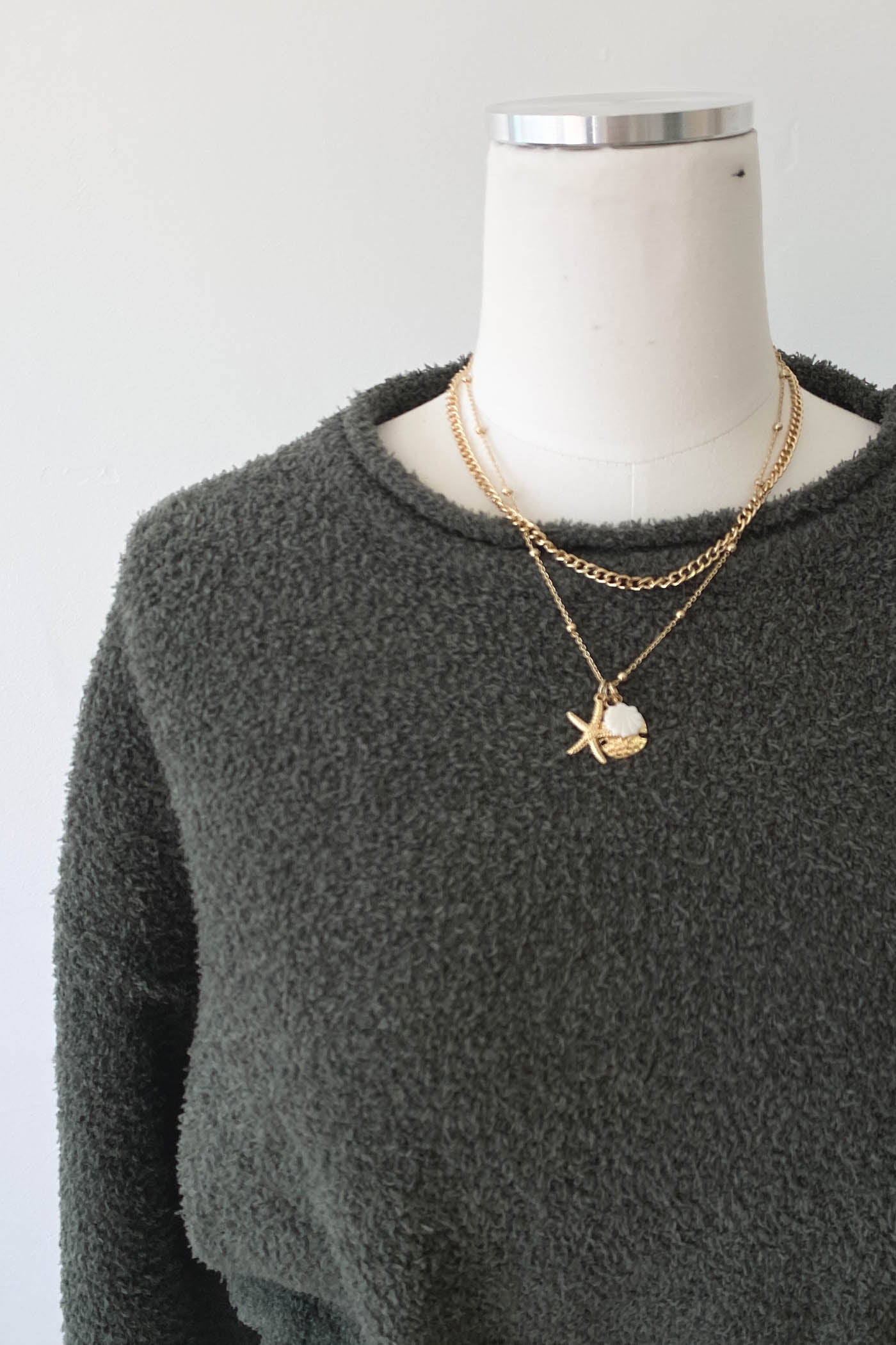 Terry Cloth Sweater