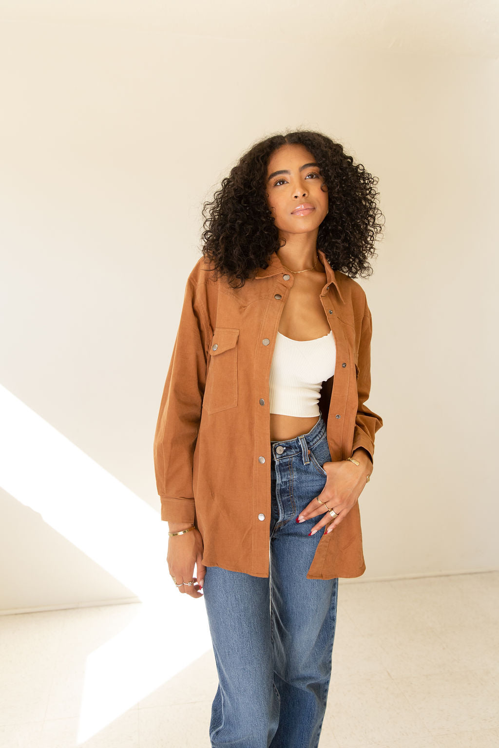 Walking On Corduroy Jacket by For Good