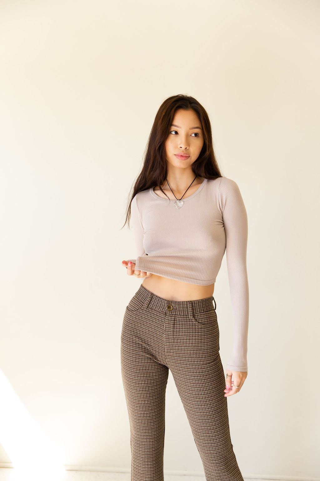 Almost Gone Long Sleeve Crop Top