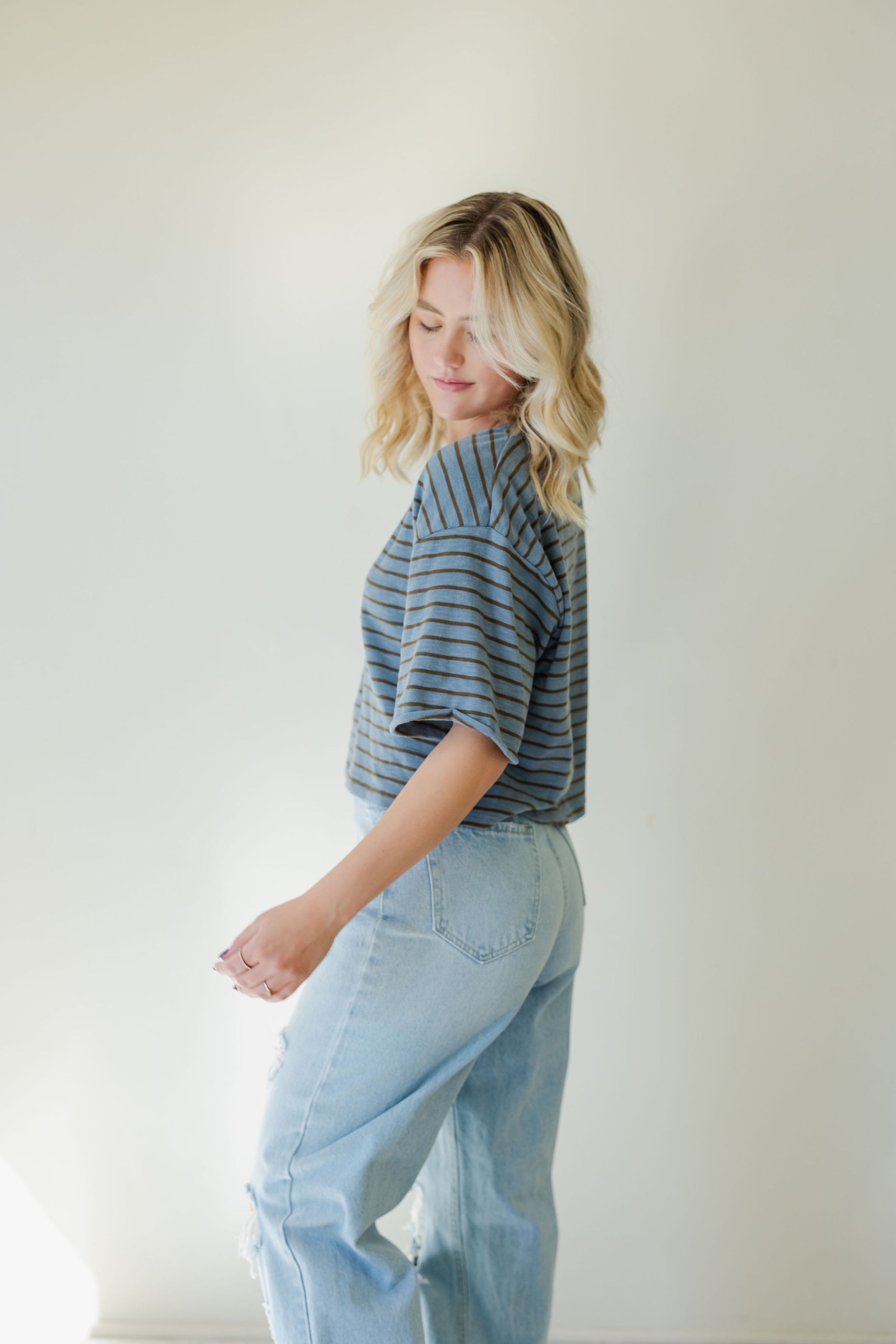 Just Me Short Sleeve Top by For Good