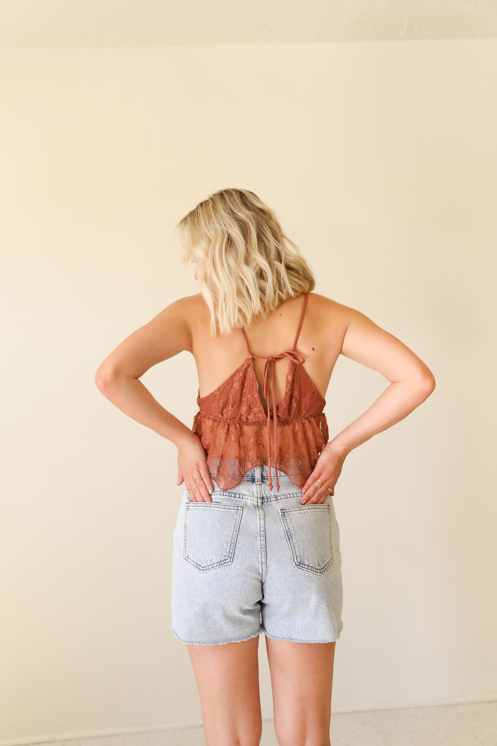She Goes Floral Lace Cami Top