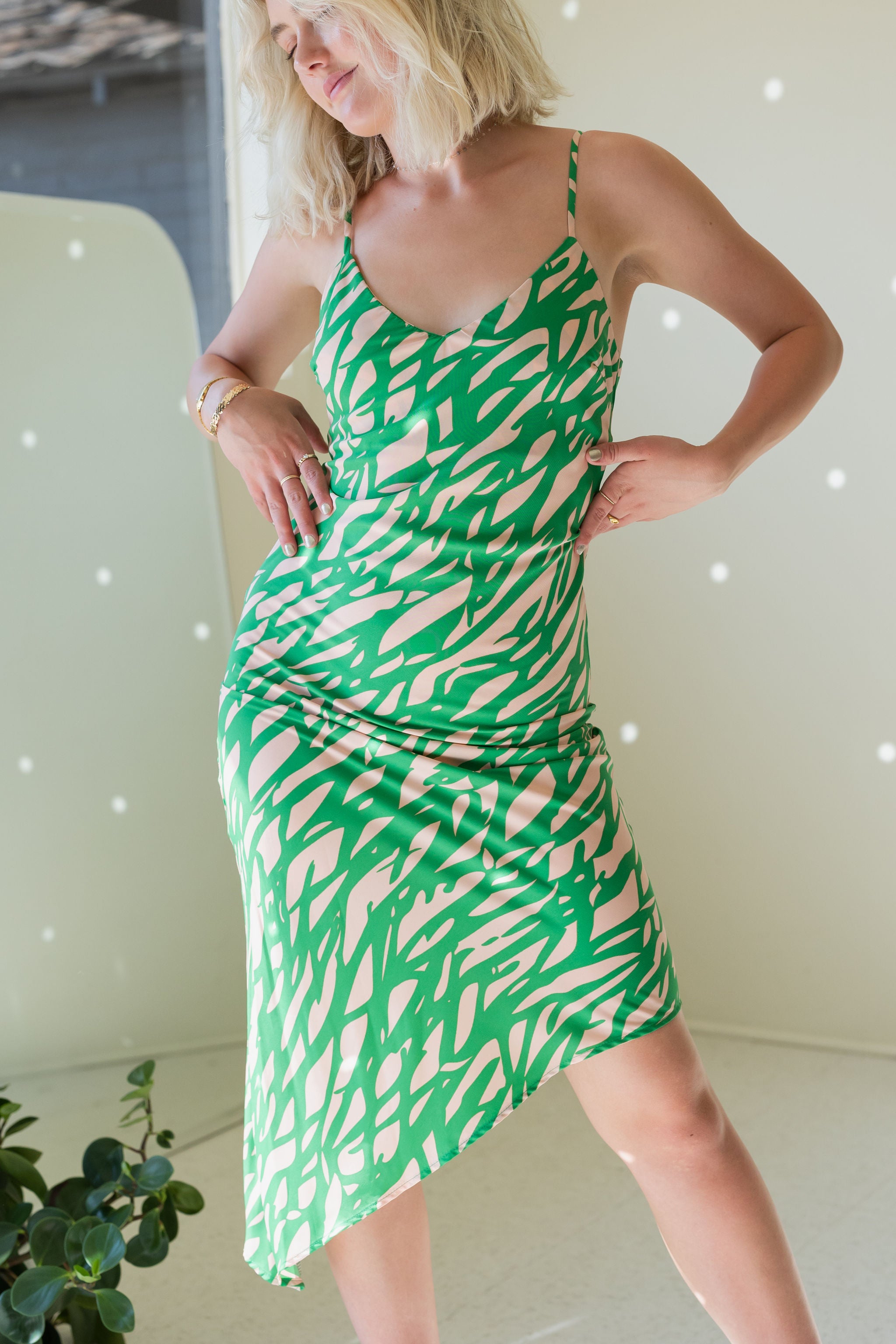 Wild Child Animal Print Midi Dress by For Good