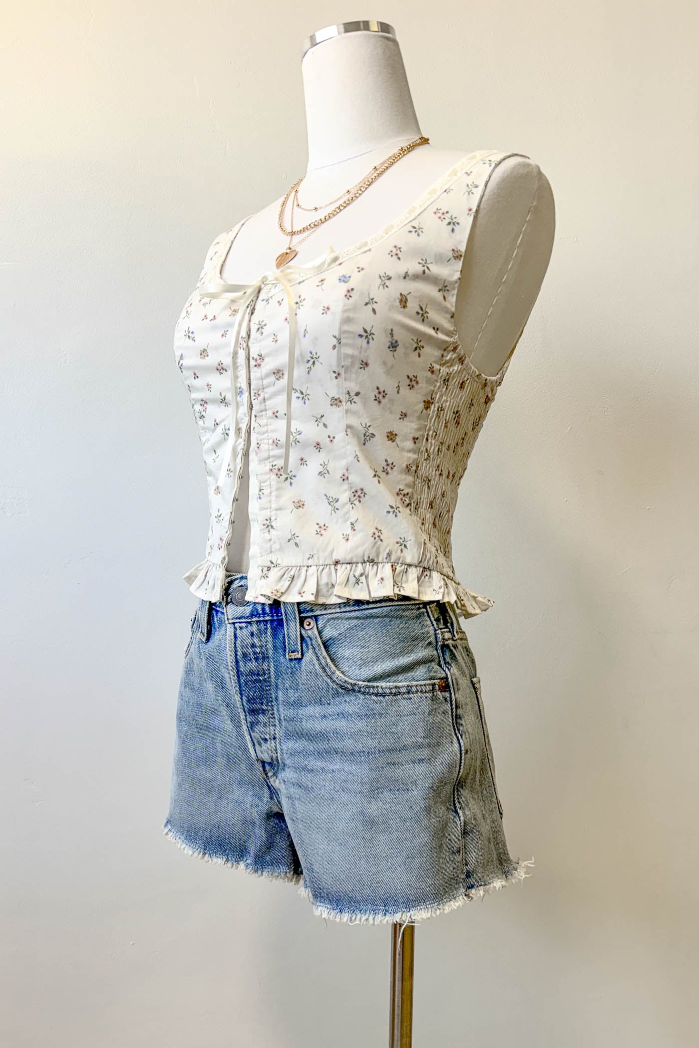 Floral Corset Top