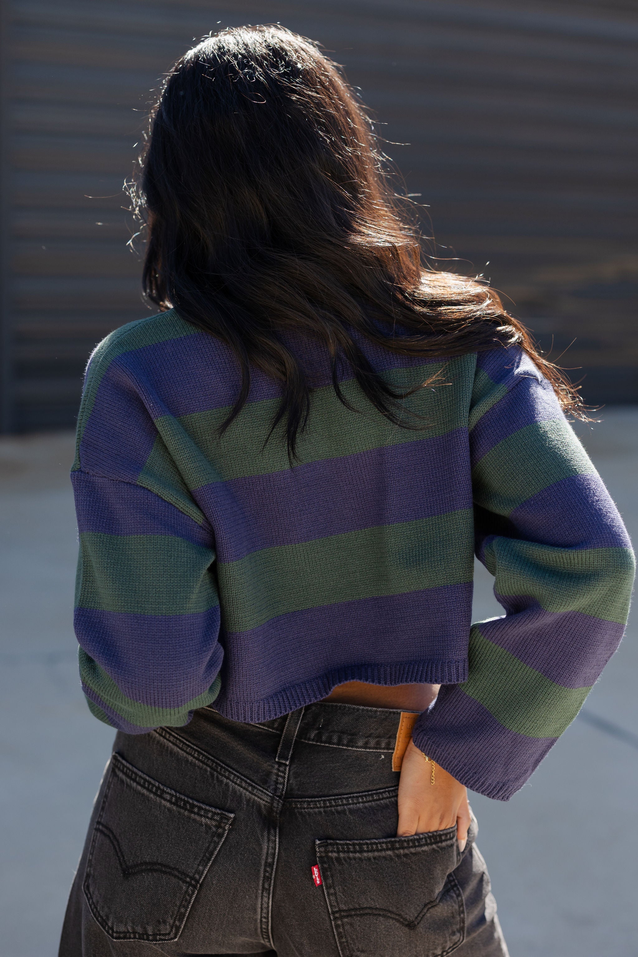 Distractions Crop Sweater