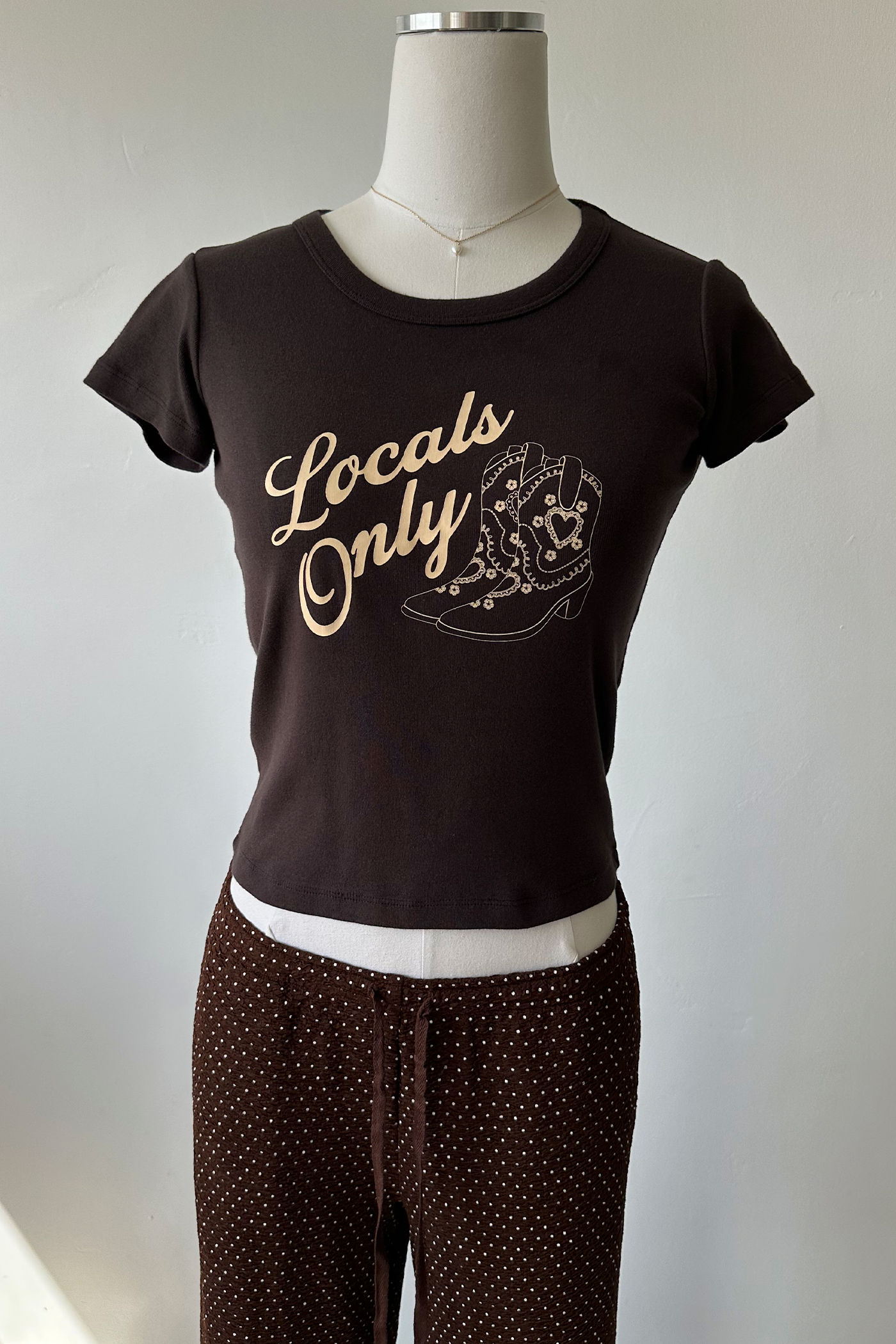 Locals Only OG Graphic Babydoll Tee