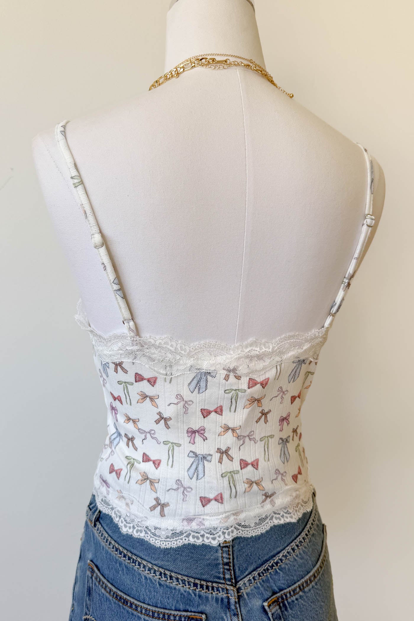 Bow Print Cami Top