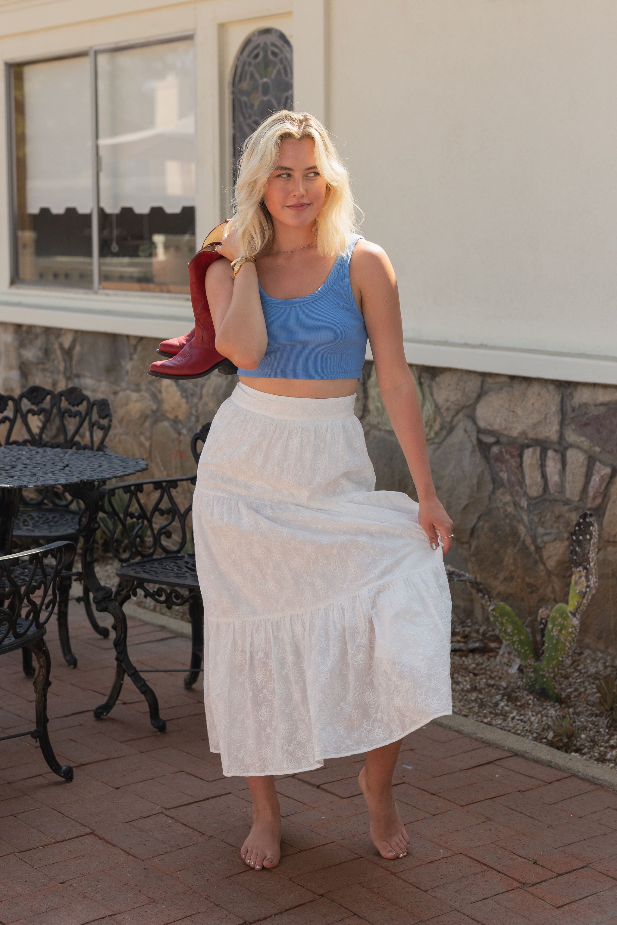 Keep It Sleeveless Crop Top