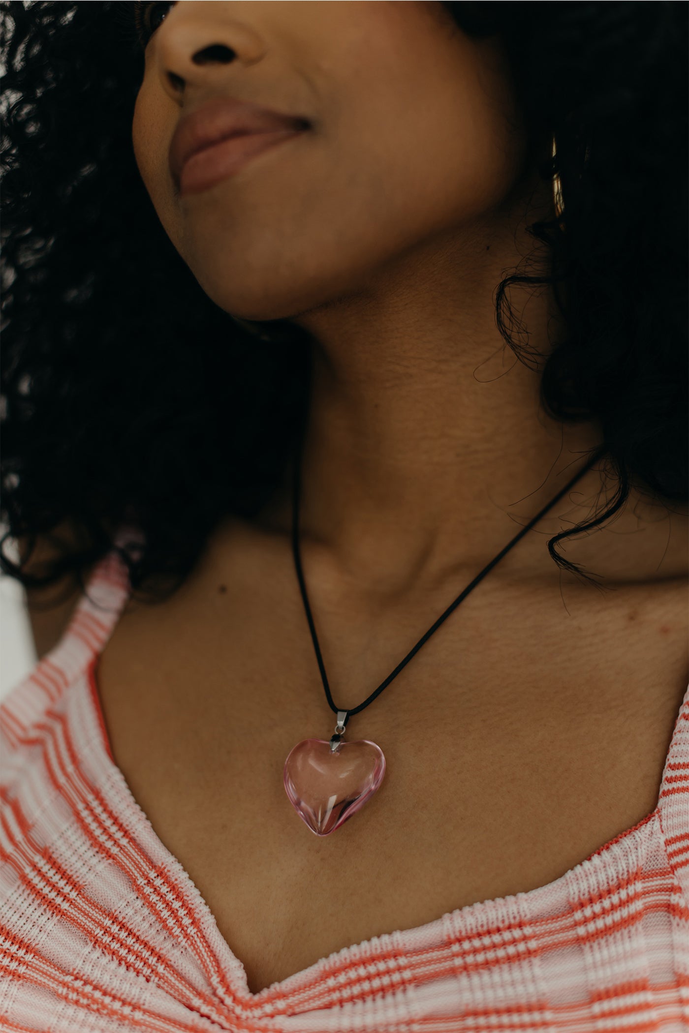 Pink Heart Necklace