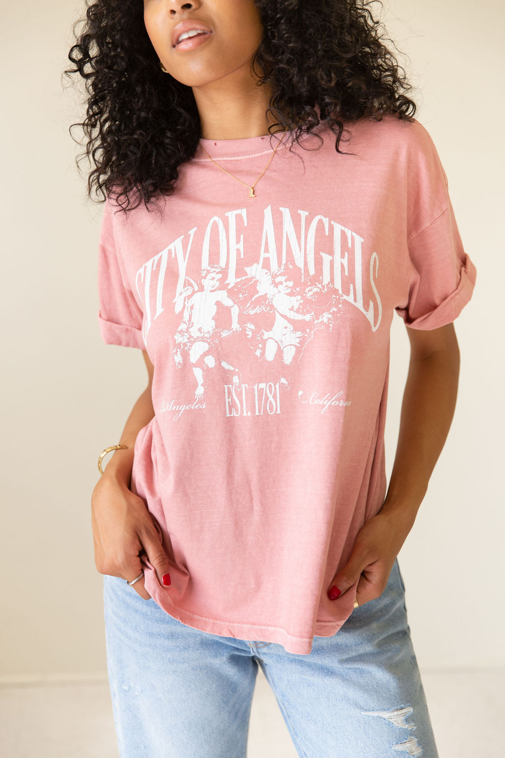 City of Angels Relaxed Graphic Top