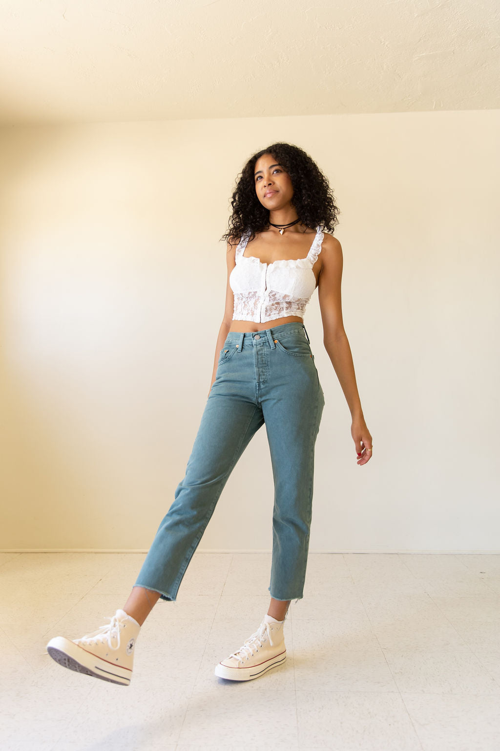 501 Misty Crop Jeans by Levi's