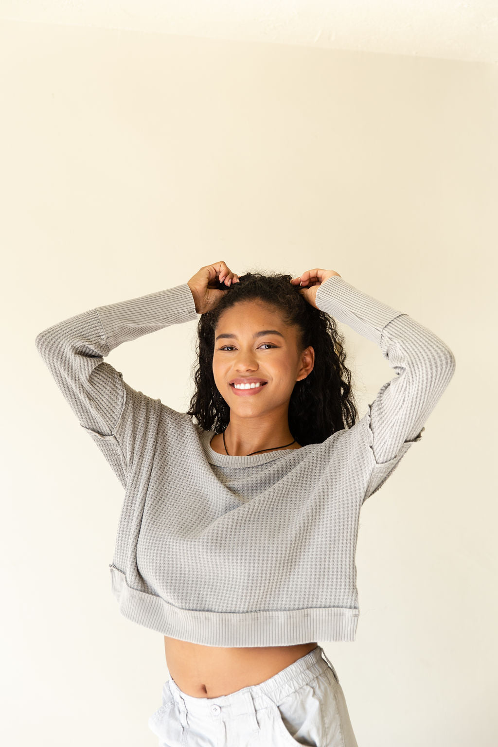 Grey Knit Sweater