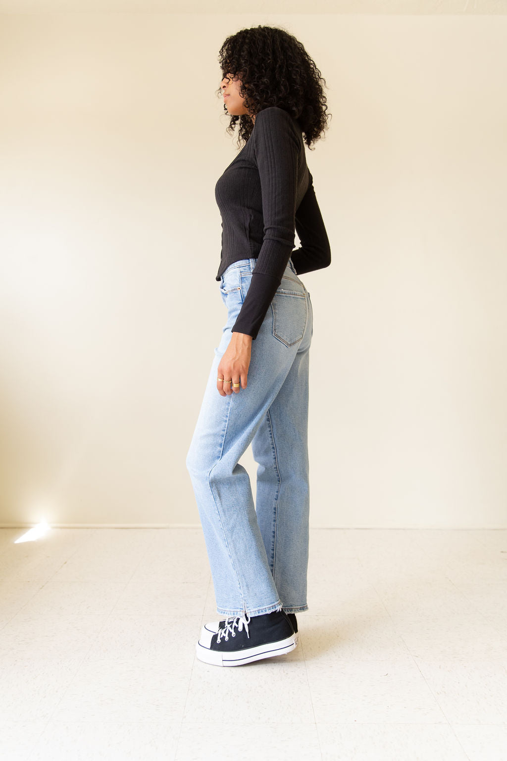 The Hazel High Rise Dad Jeans by Nectar Premium Denim