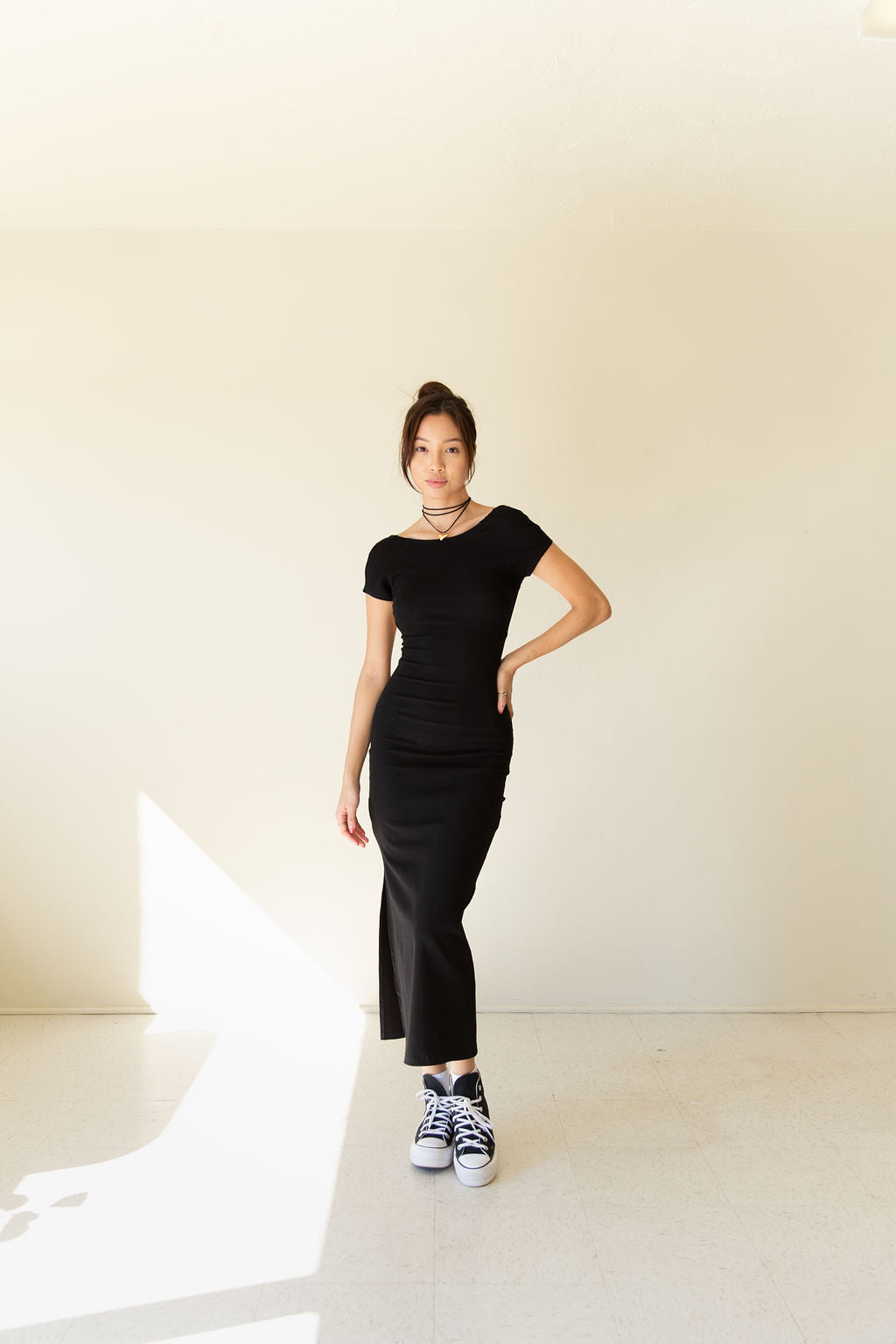 Falling Again Backless Maxi Dress
