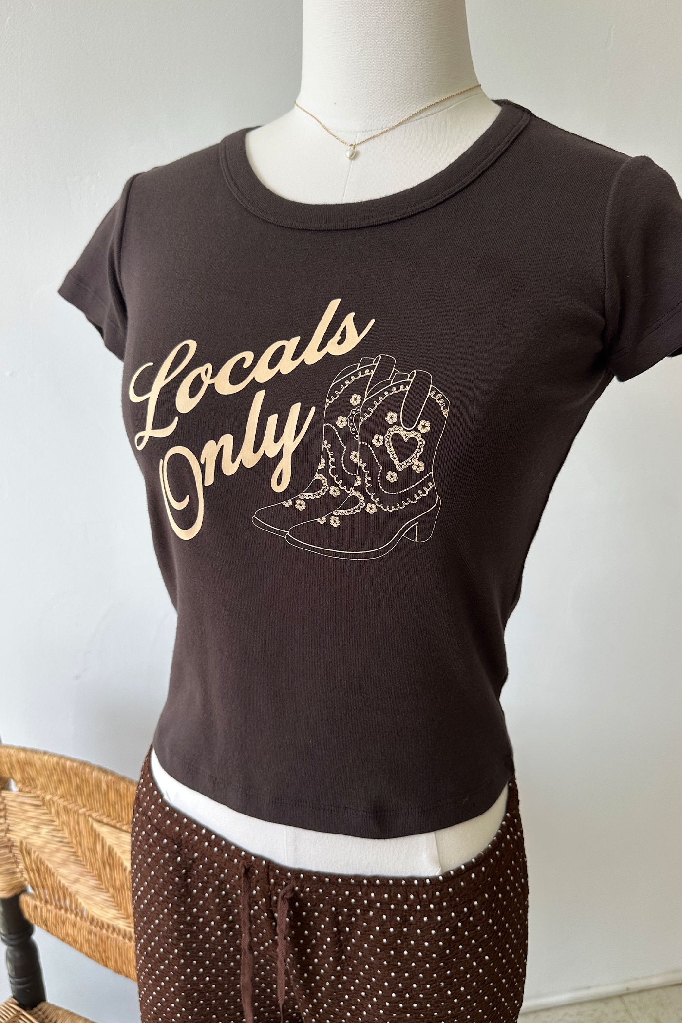 Locals Only OG Graphic Babydoll Tee