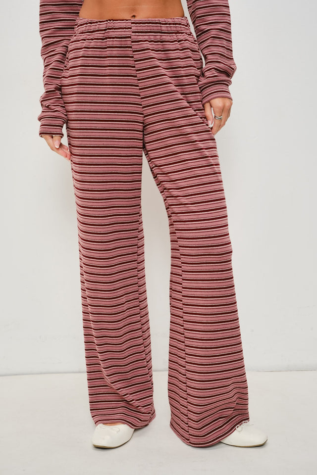 Striped Wide Leg Pants