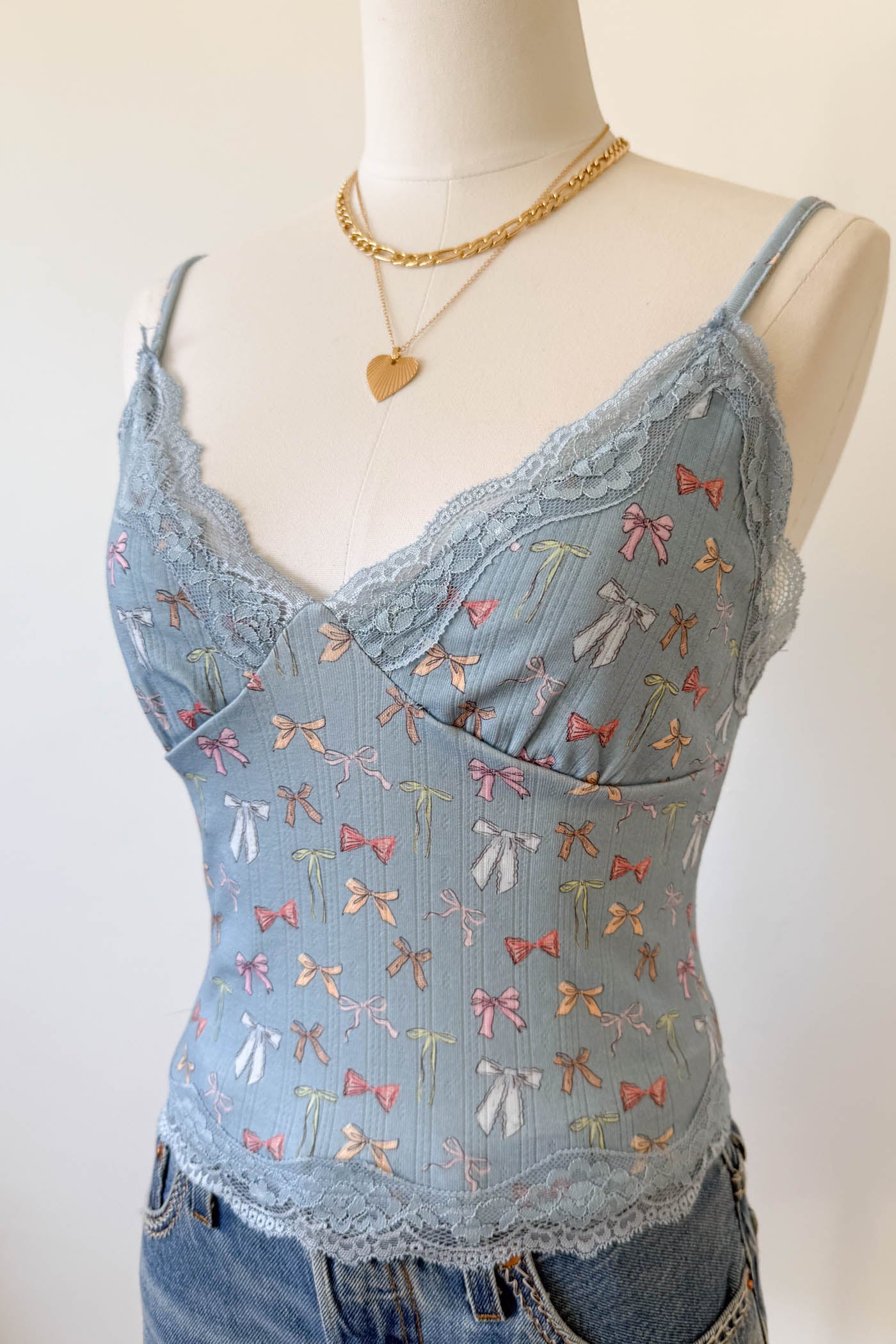 Bow Print Cami Top