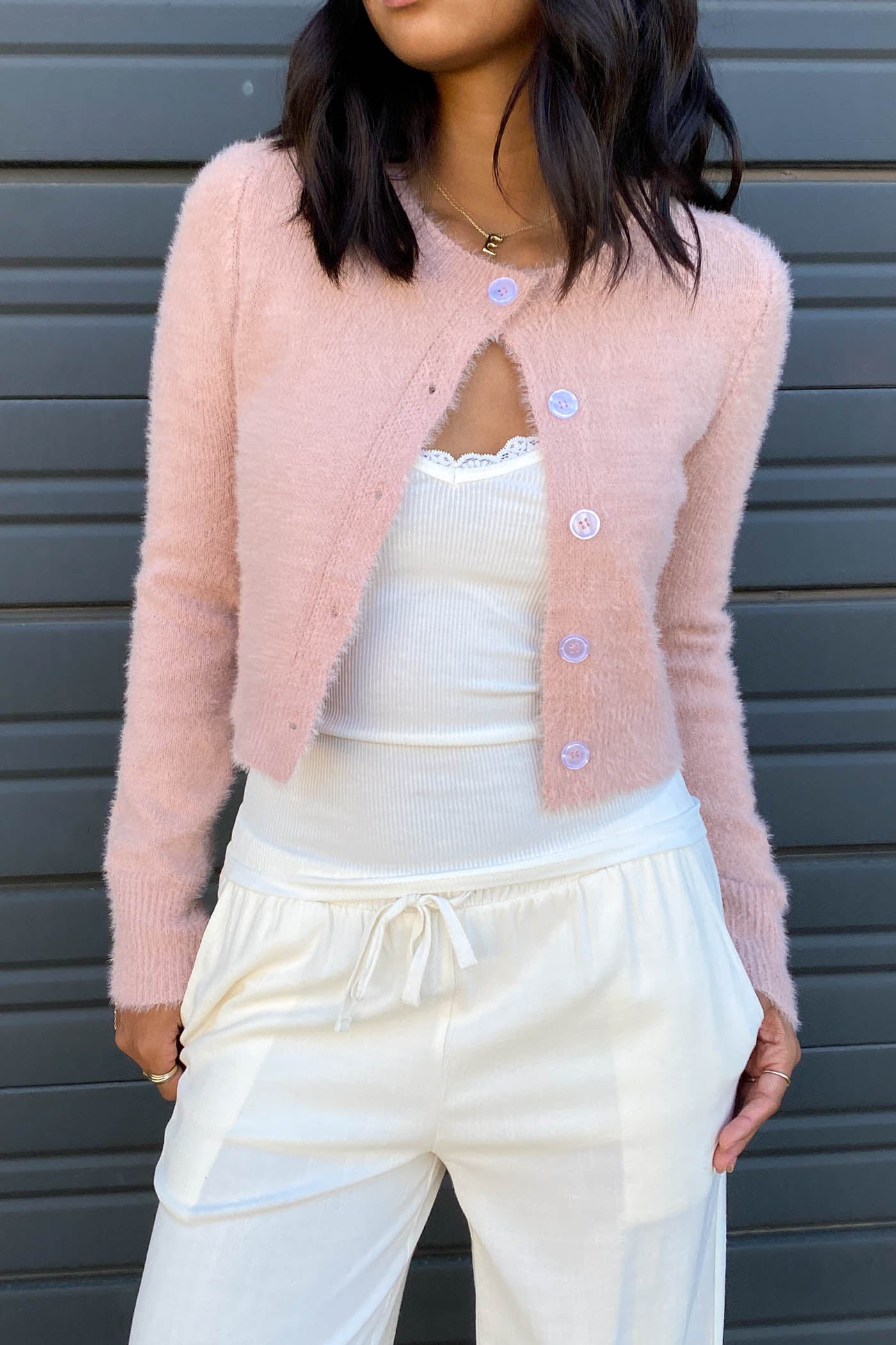 Knit Button Cardigan