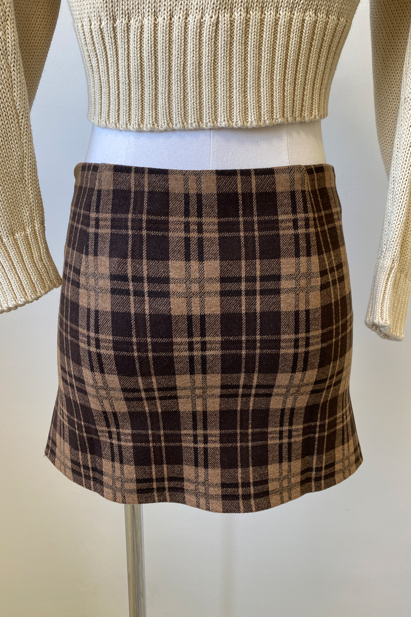 Plaid Mini Skort