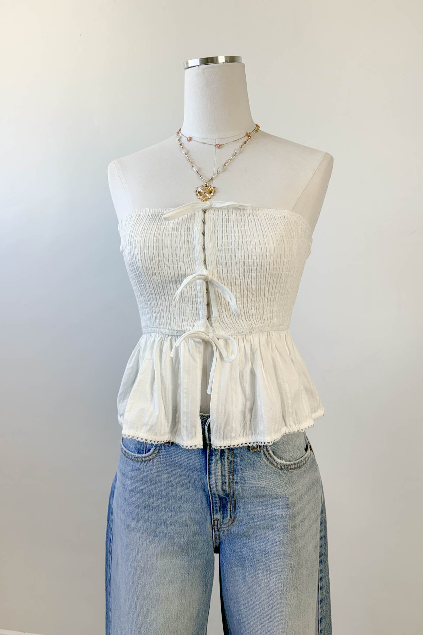 Strapless Corset Top