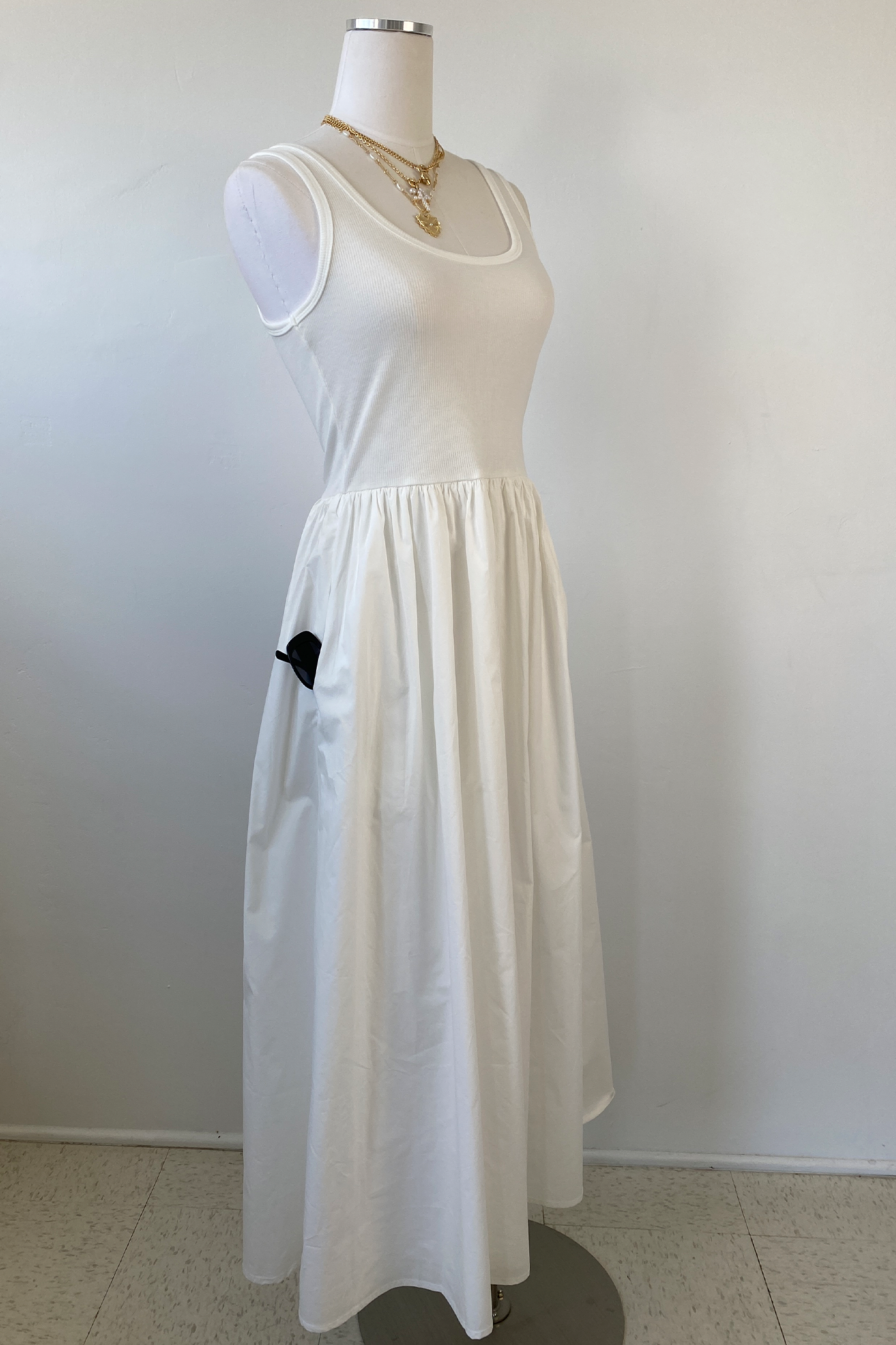 Sleeveless Midi Dress by For Good