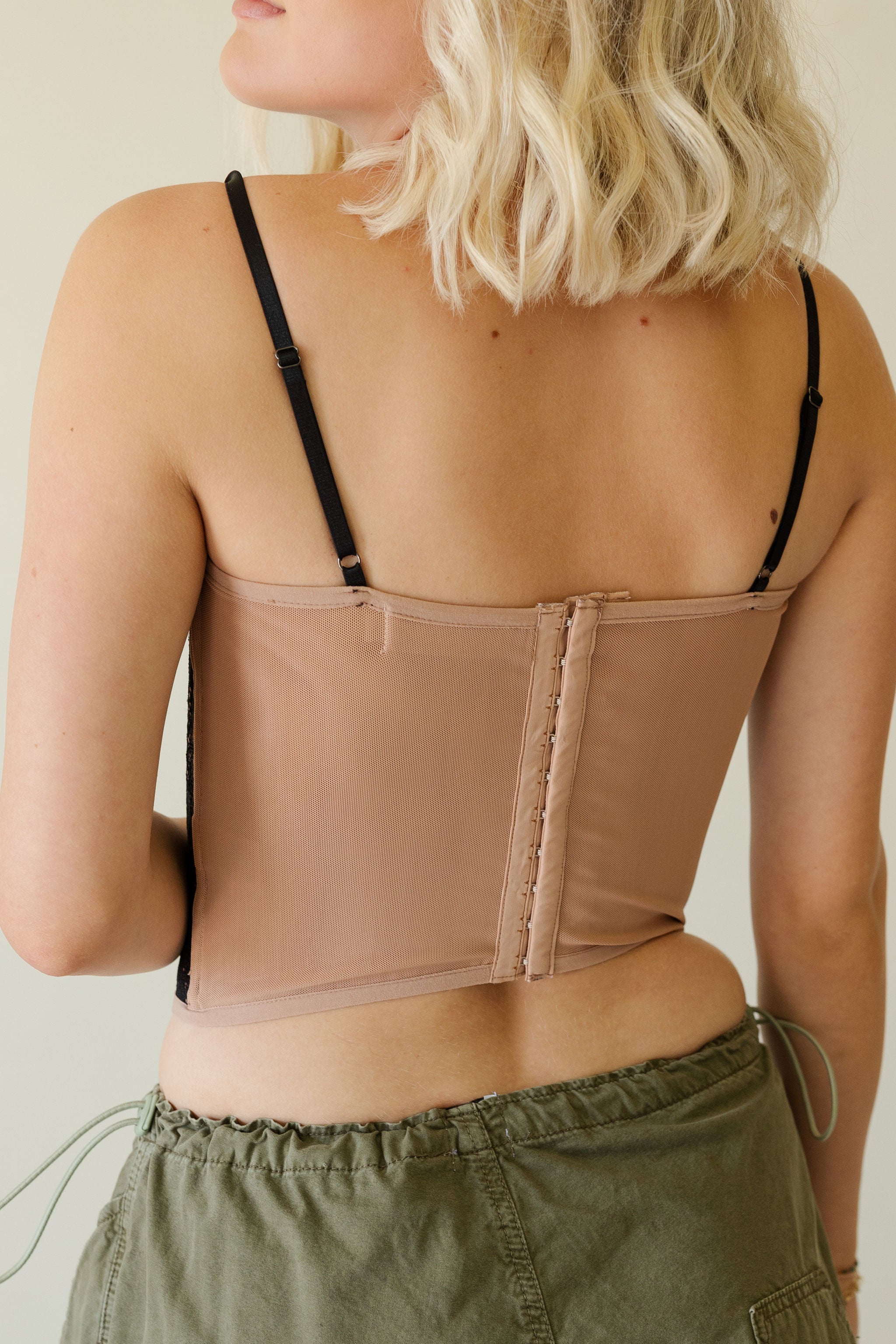 Forgot Me Sheer Corset Top