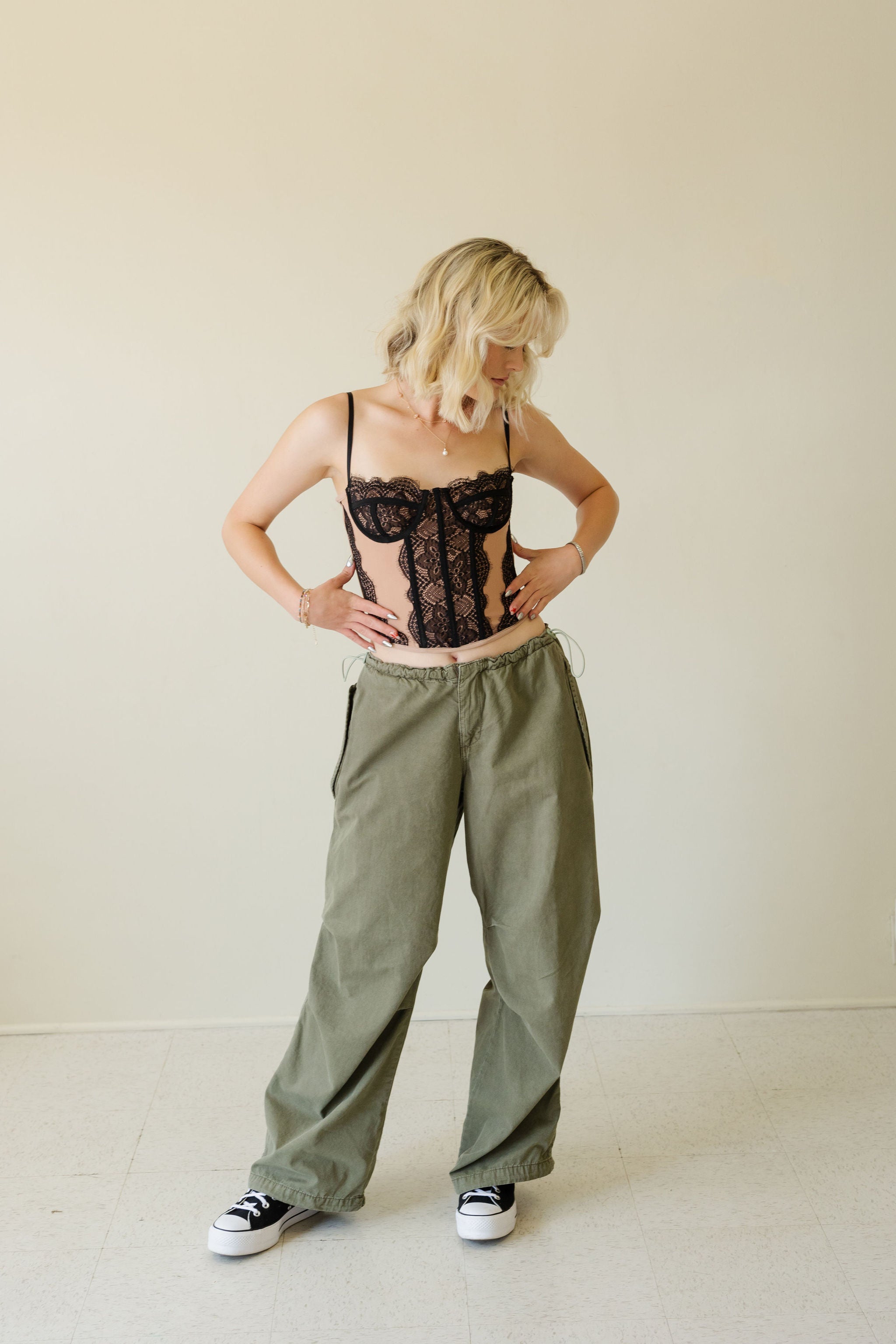 Forgot Me Sheer Corset Top