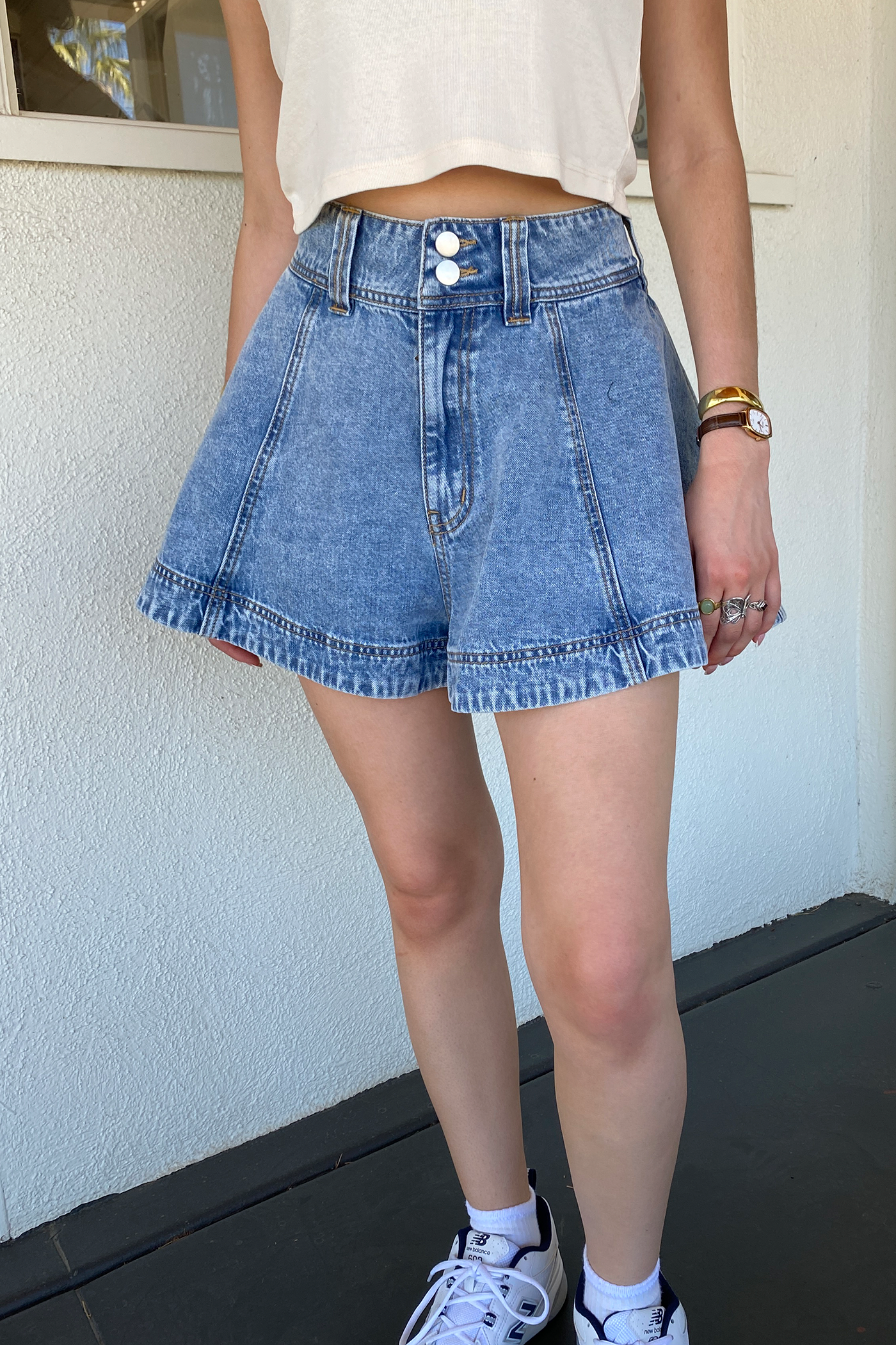 Denim Shorts by For Good