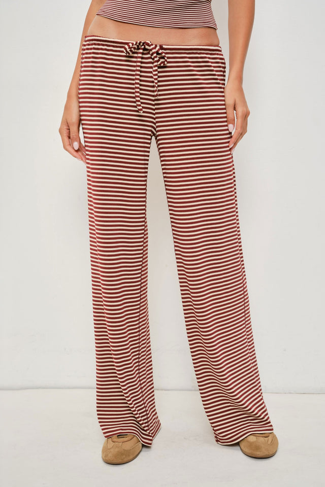 Striped Wide Leg Pants