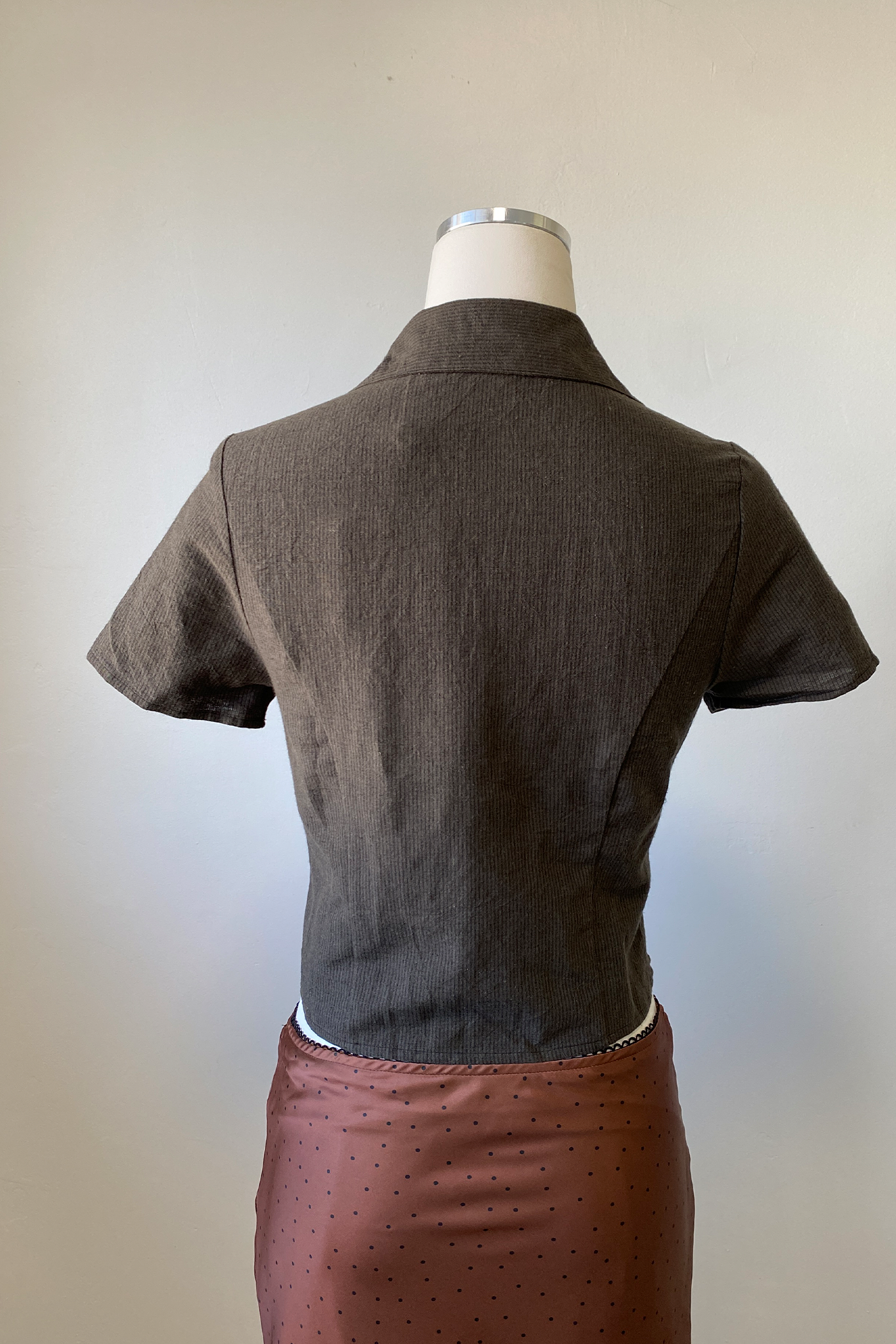 Striped Button Up Top