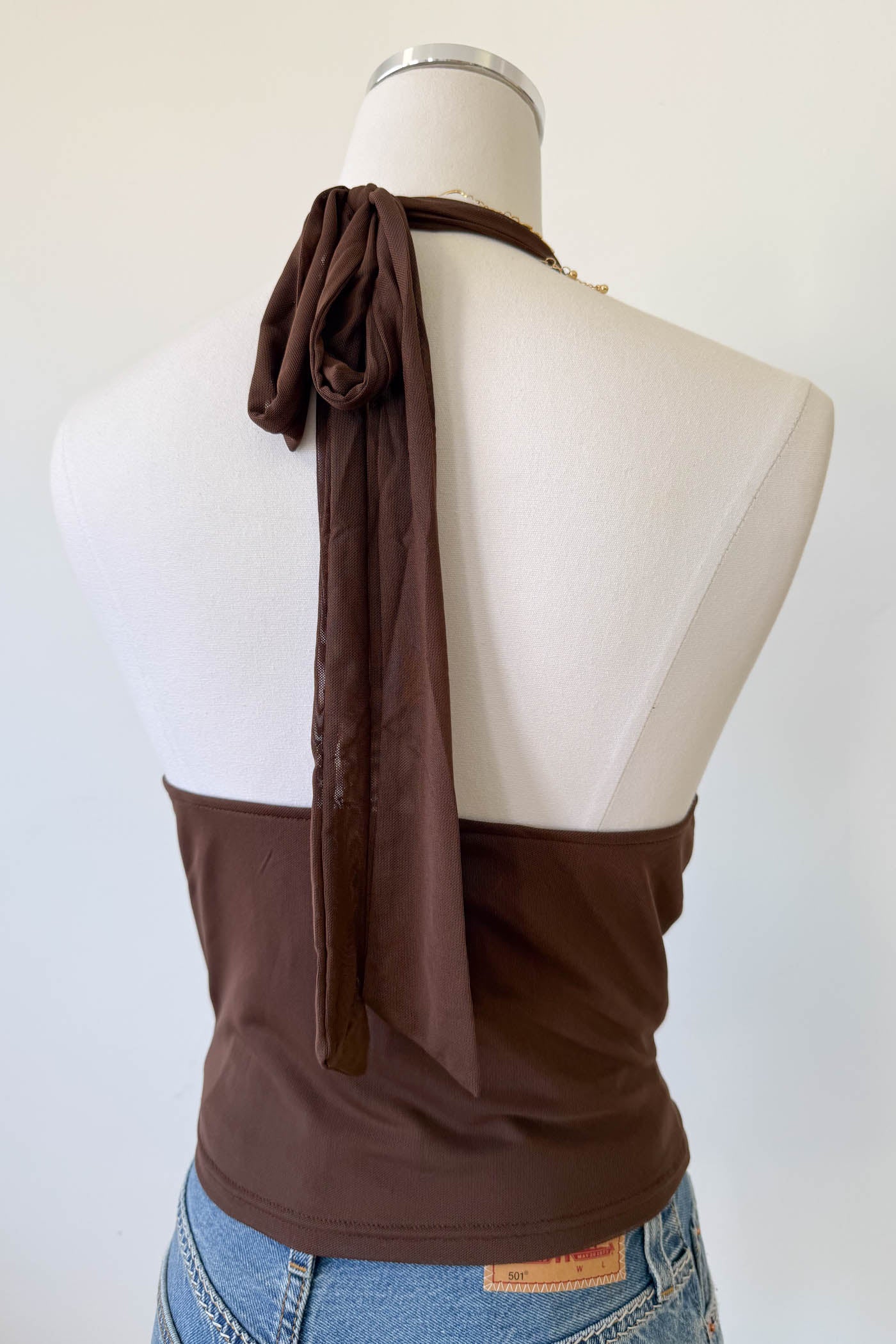 Ruffle Halter Top
