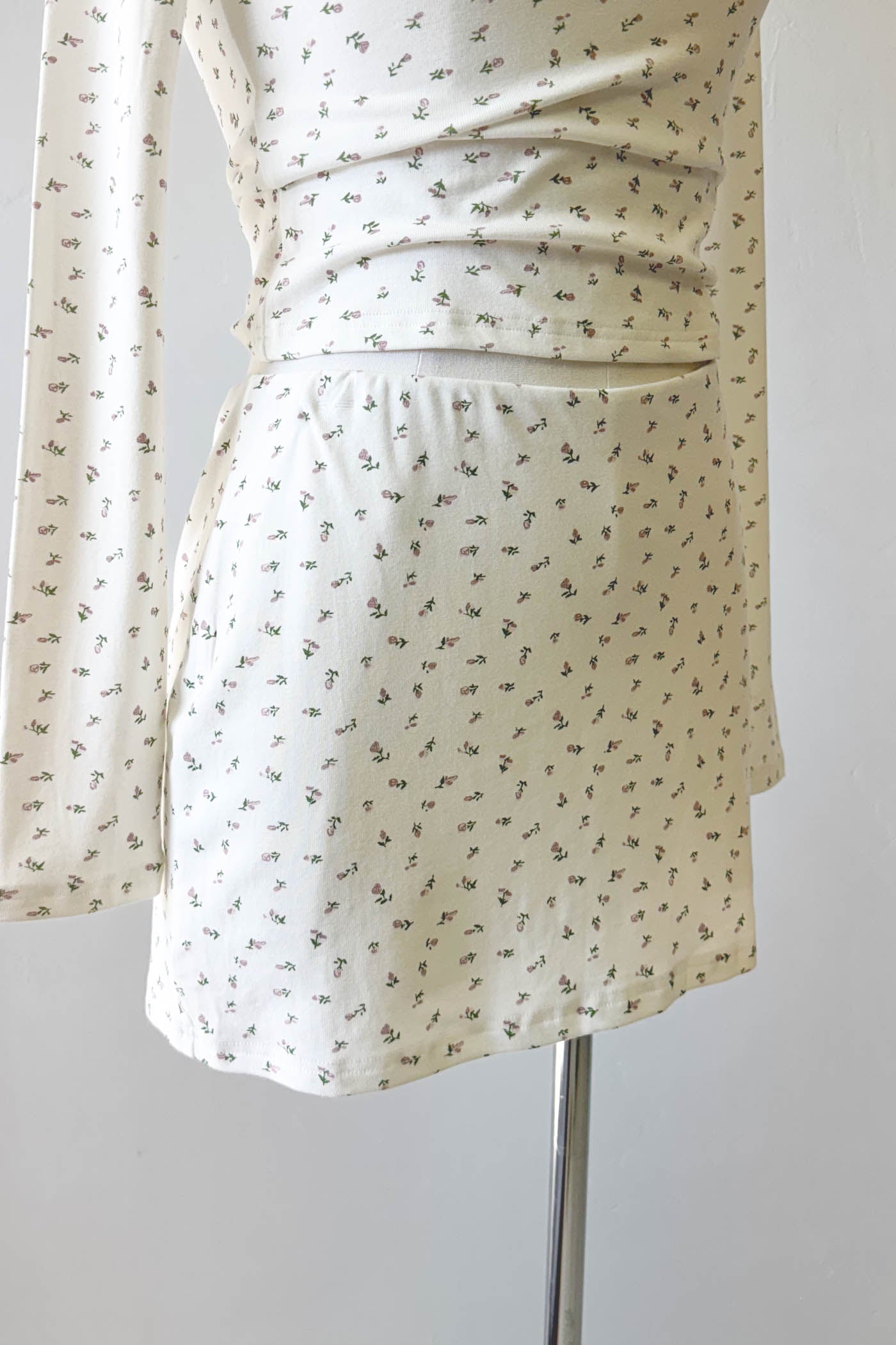 Floral Mini Skirt
