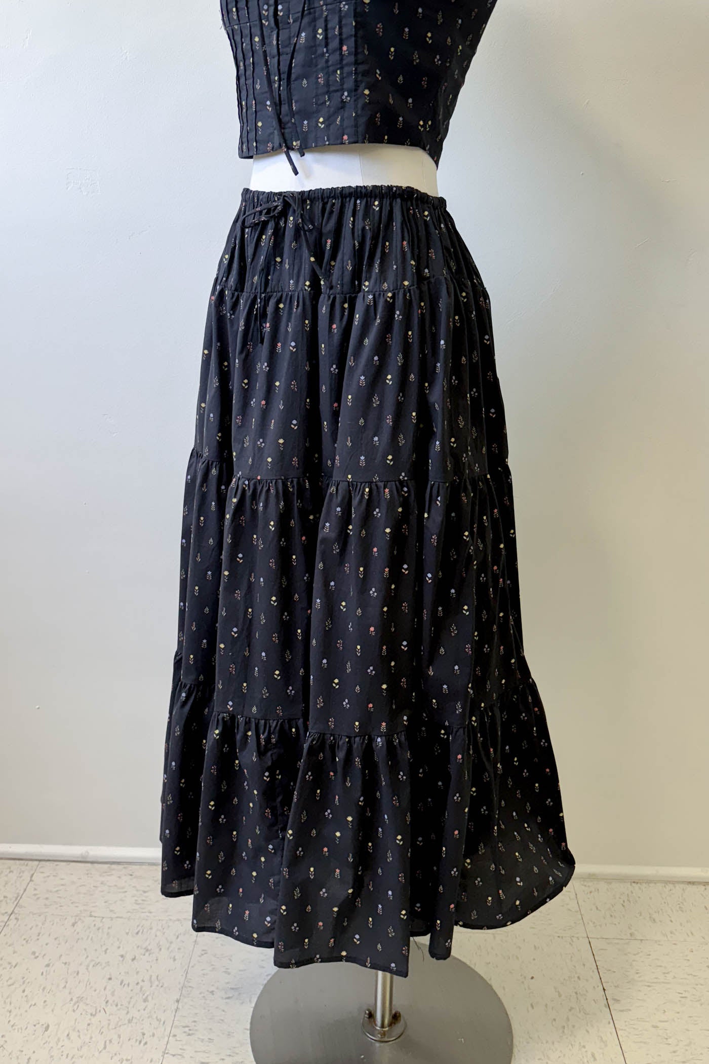 Floral Midi Skirt