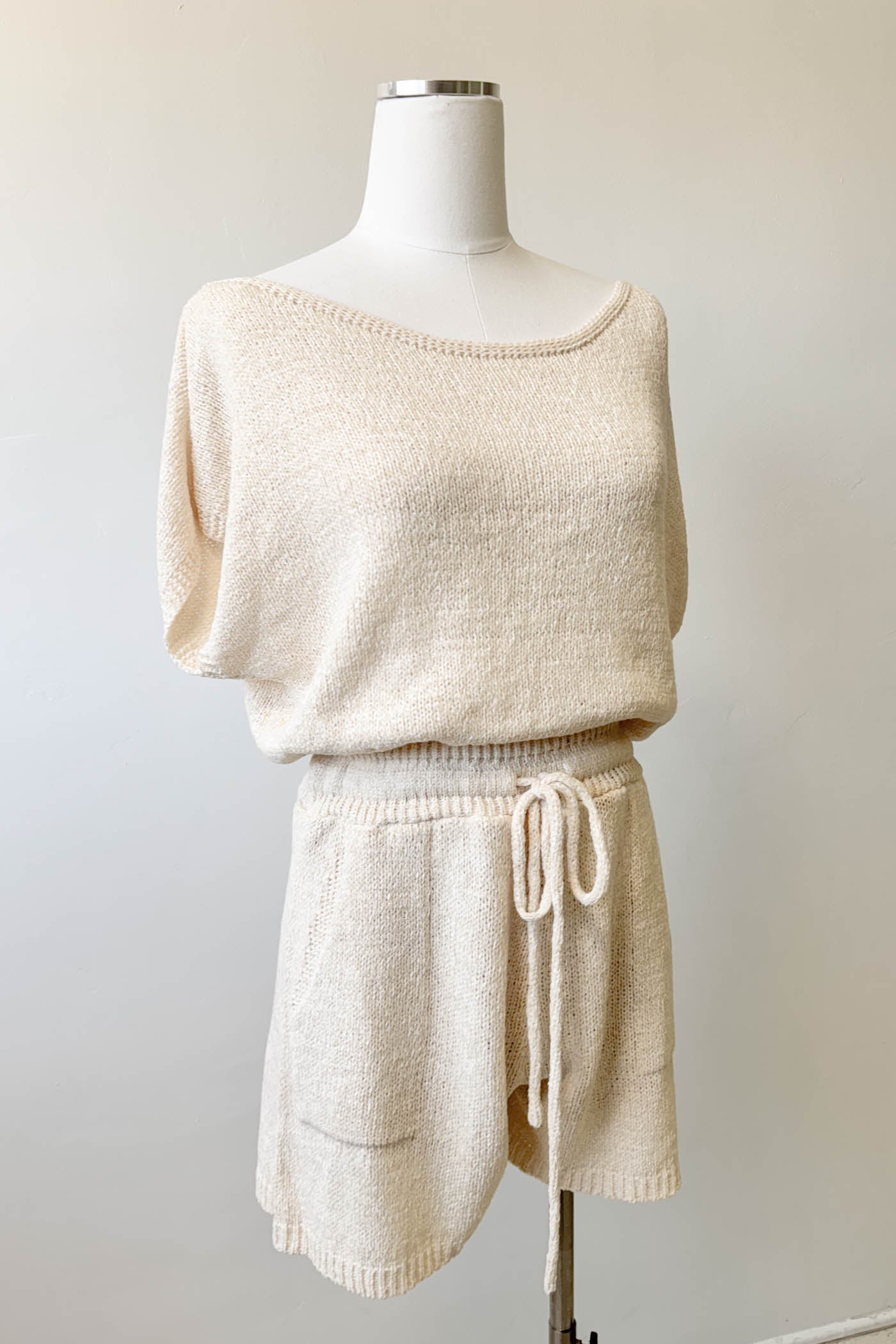 Relaxed Fit Knit Romper by For Good