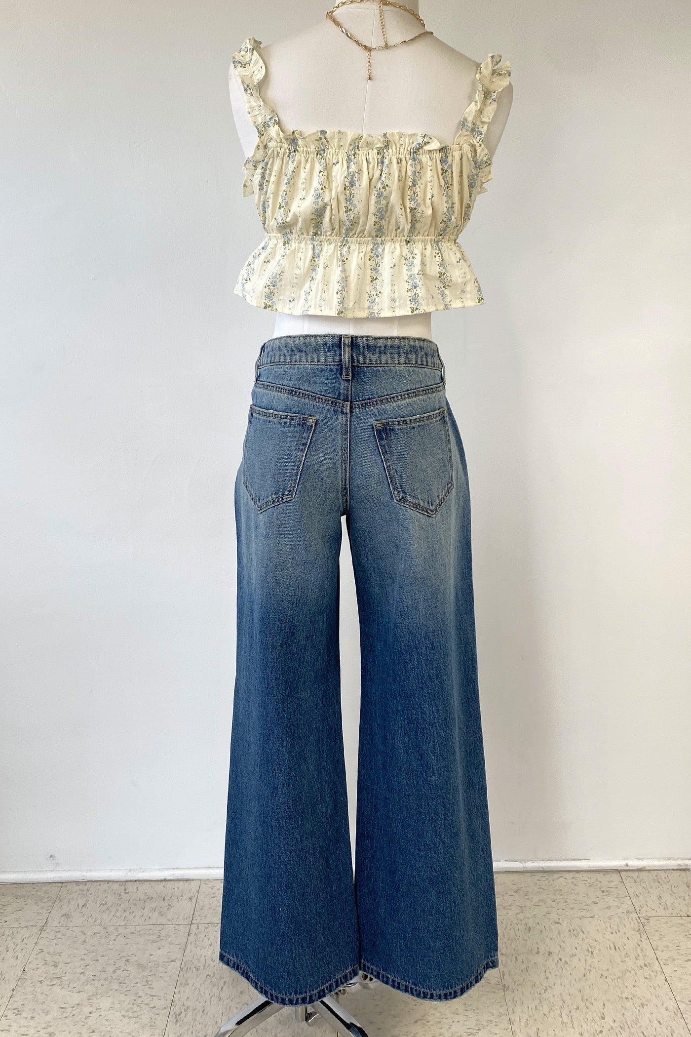 Nectar Premium Denim: The Olivine Wide Leg Jeans