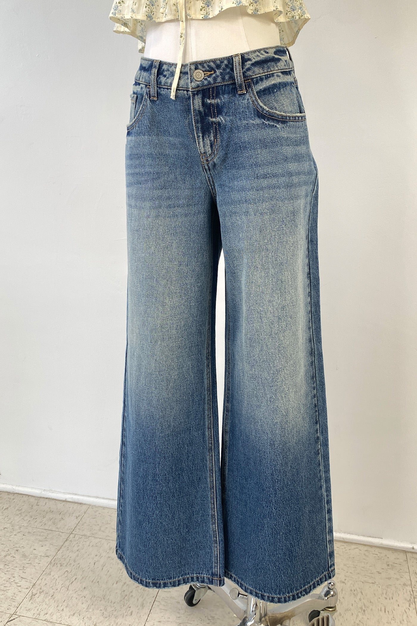 Nectar Premium Denim: The Olivine Wide Leg Jeans