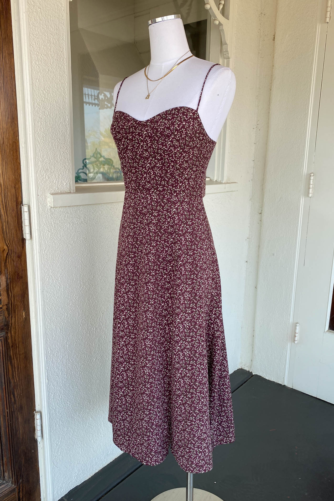Ditsy Floral Midi Dress