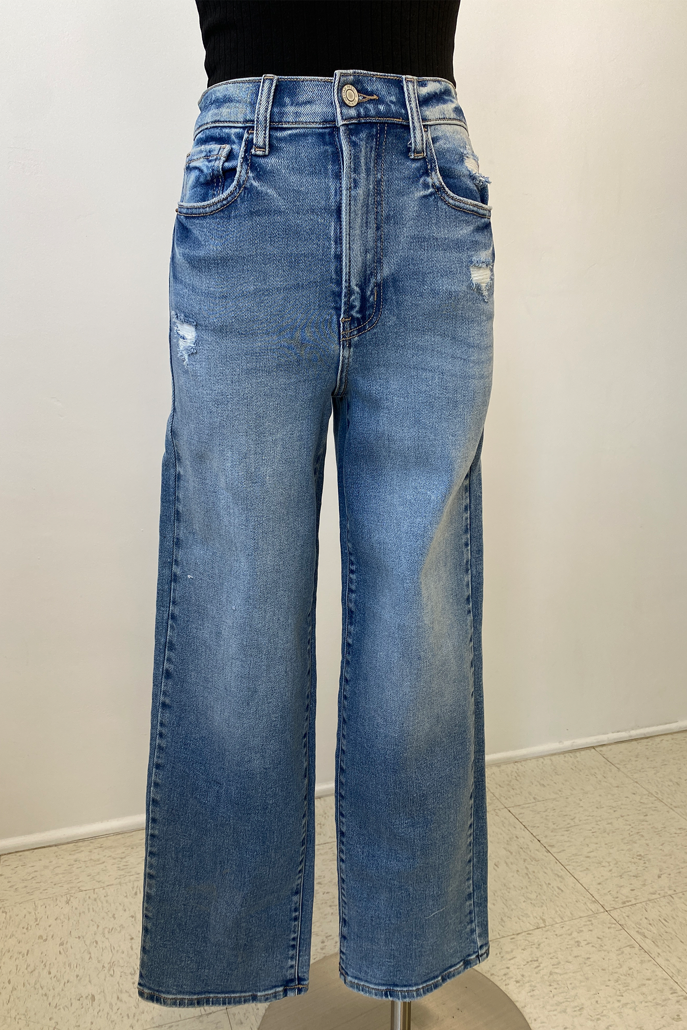 Nectar Premium Denim: The Hazel Ripped Dad Jeans