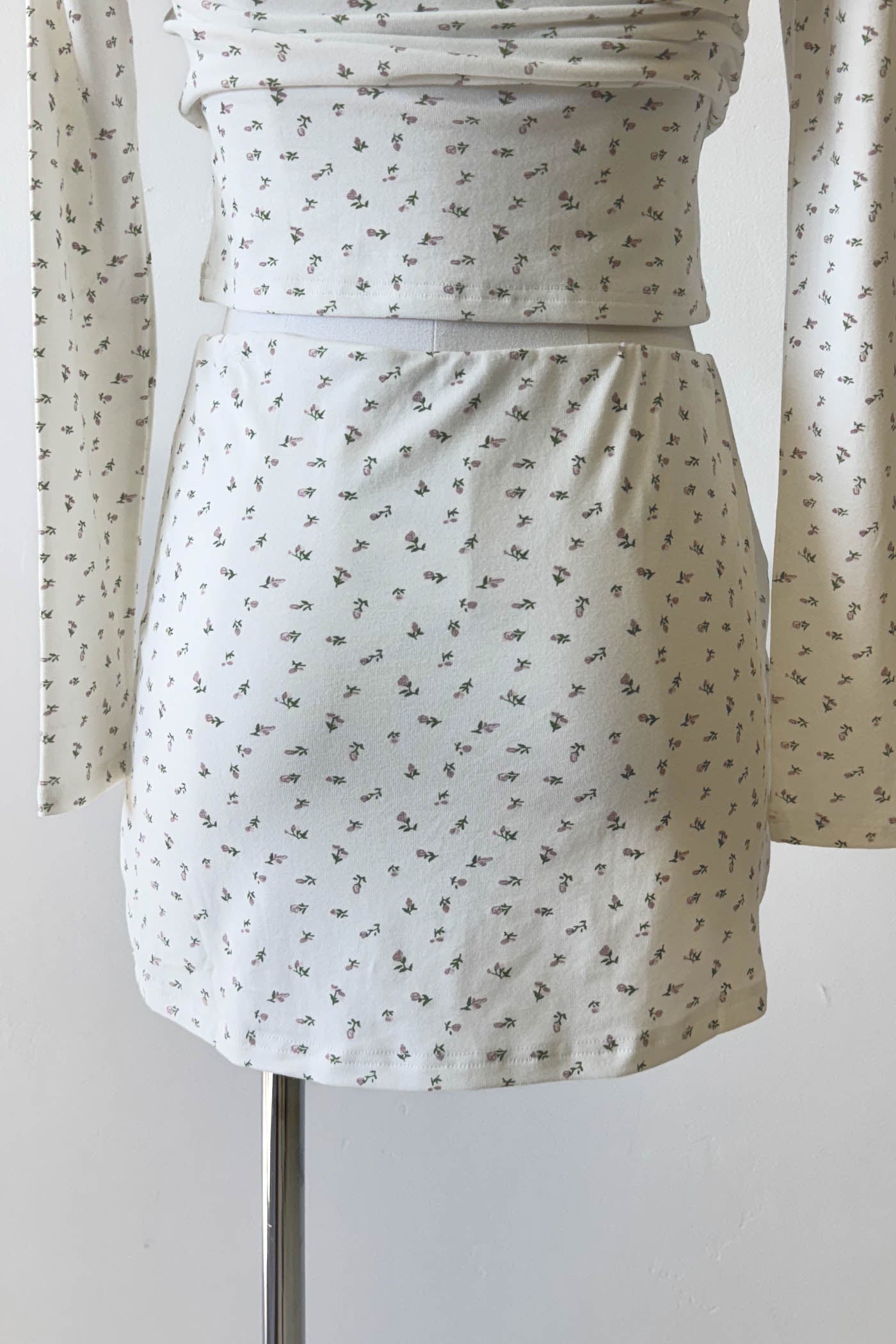 Floral Mini Skirt