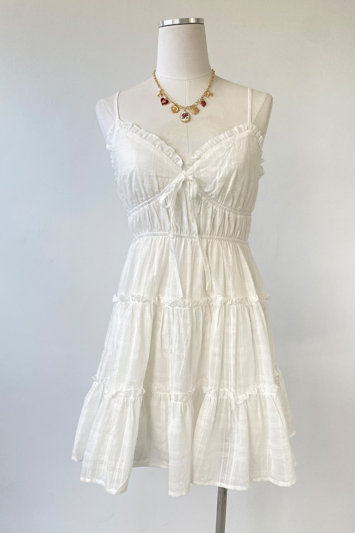 Mini Ruffled Cami Dress