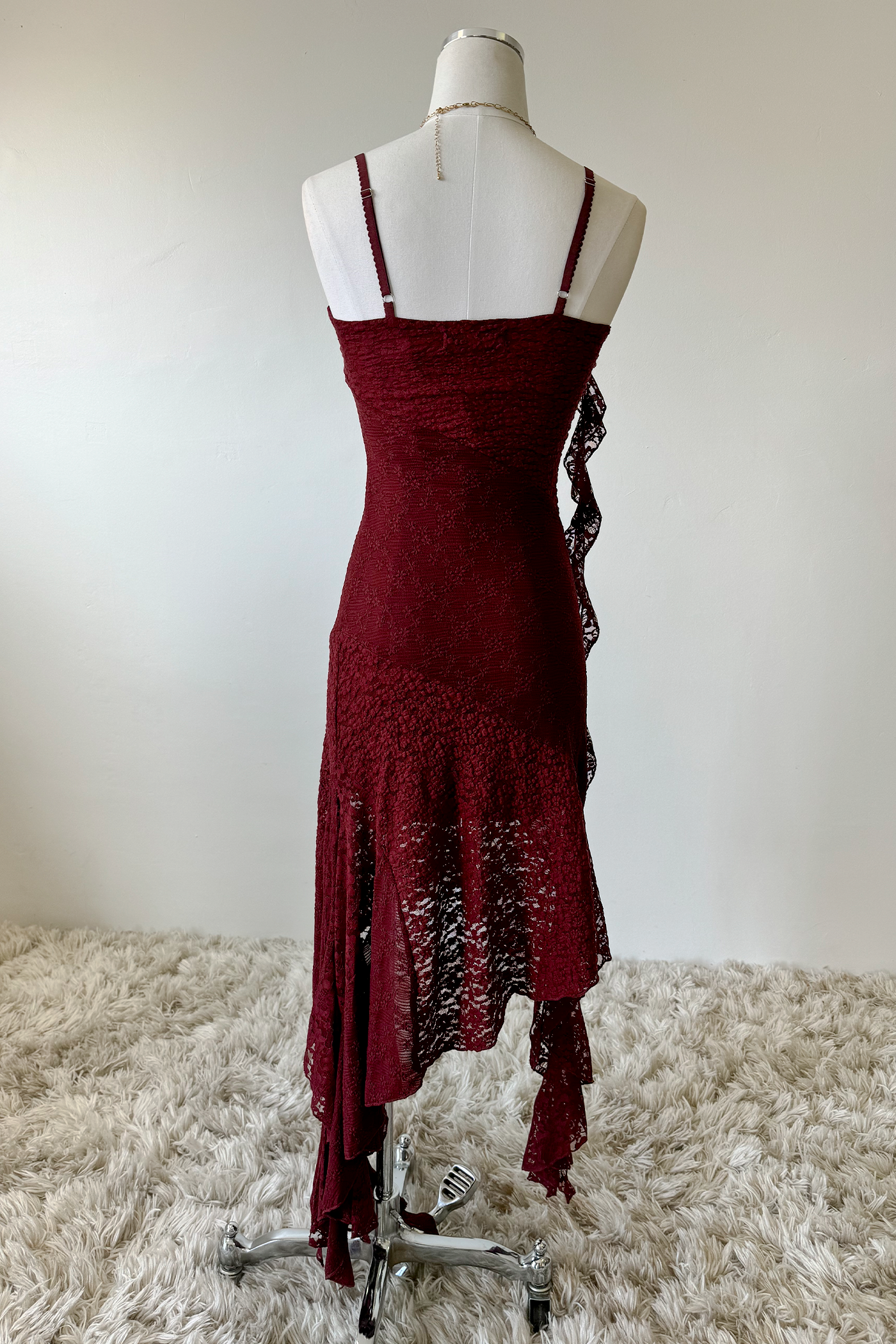 Mixed Media Midi Dress